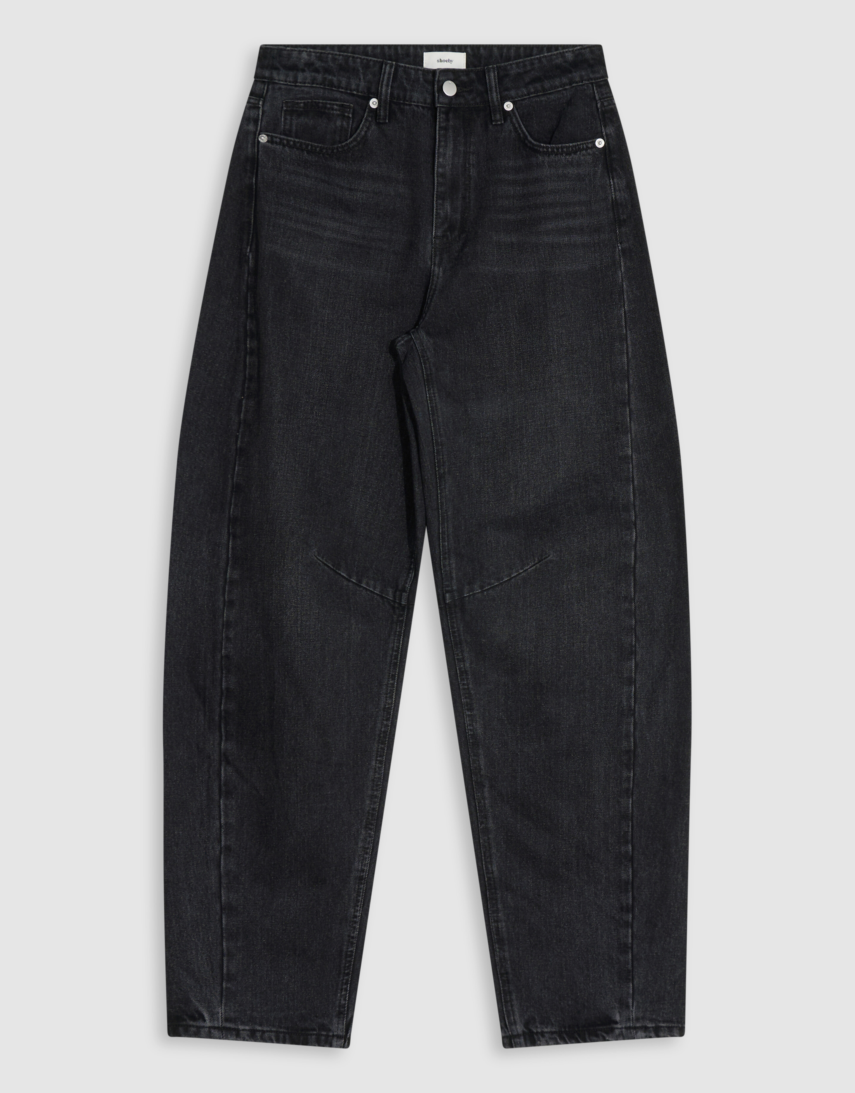 Barrel Jeans Washed Schwarz SHOEBY WOMEN