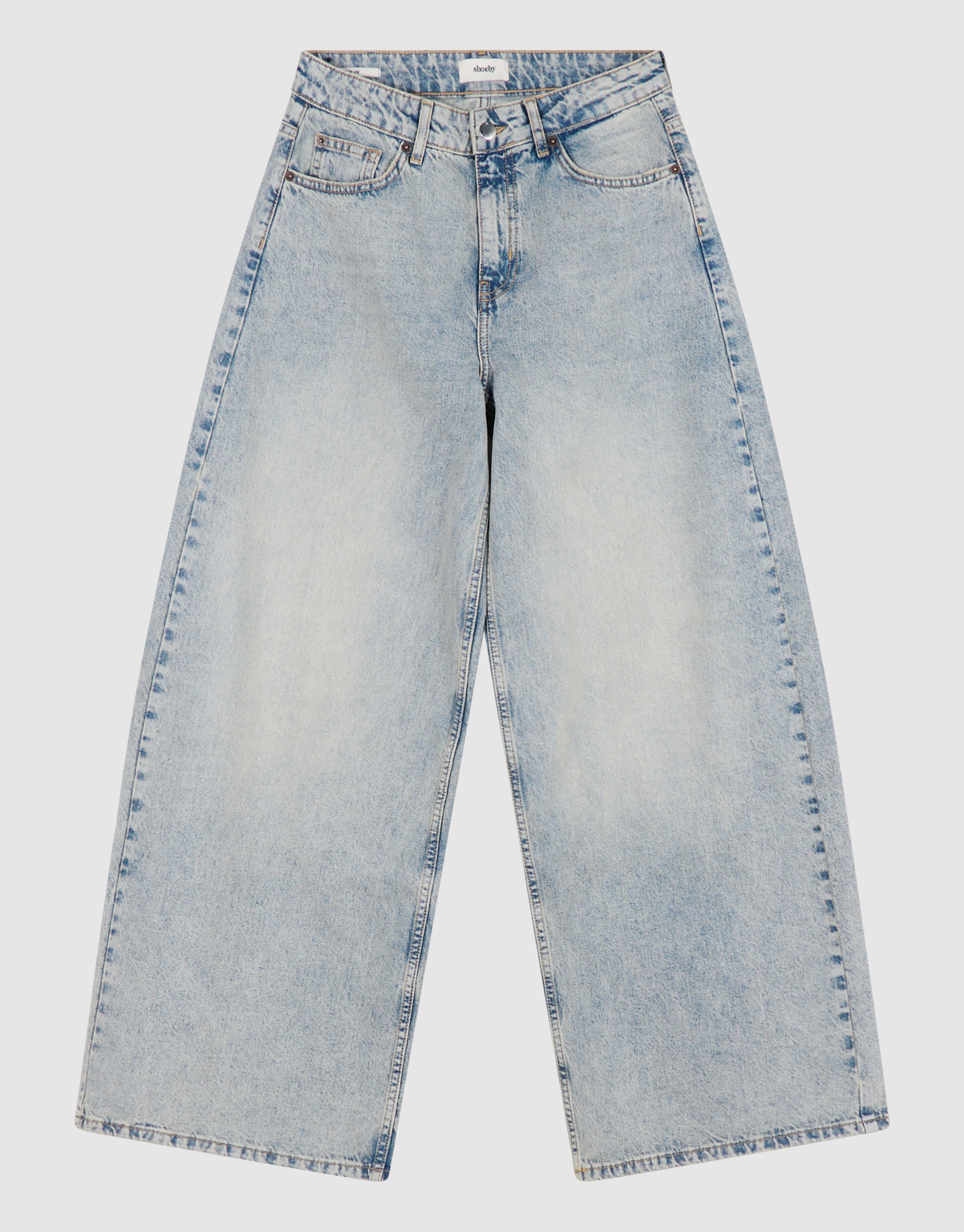 Jeans mit geschwungener Weiter Passform Mediumston SHOEBY WOMEN