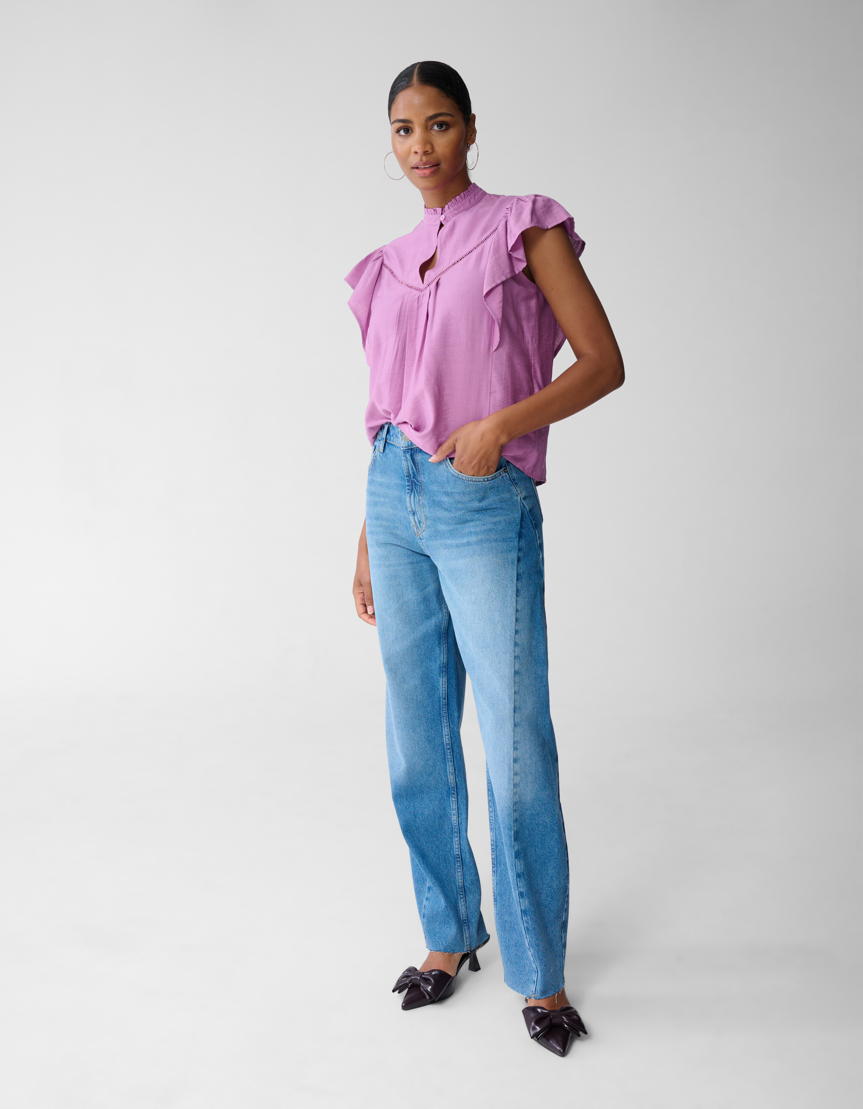 Rüschentop Rosa SHOEBY WOMEN