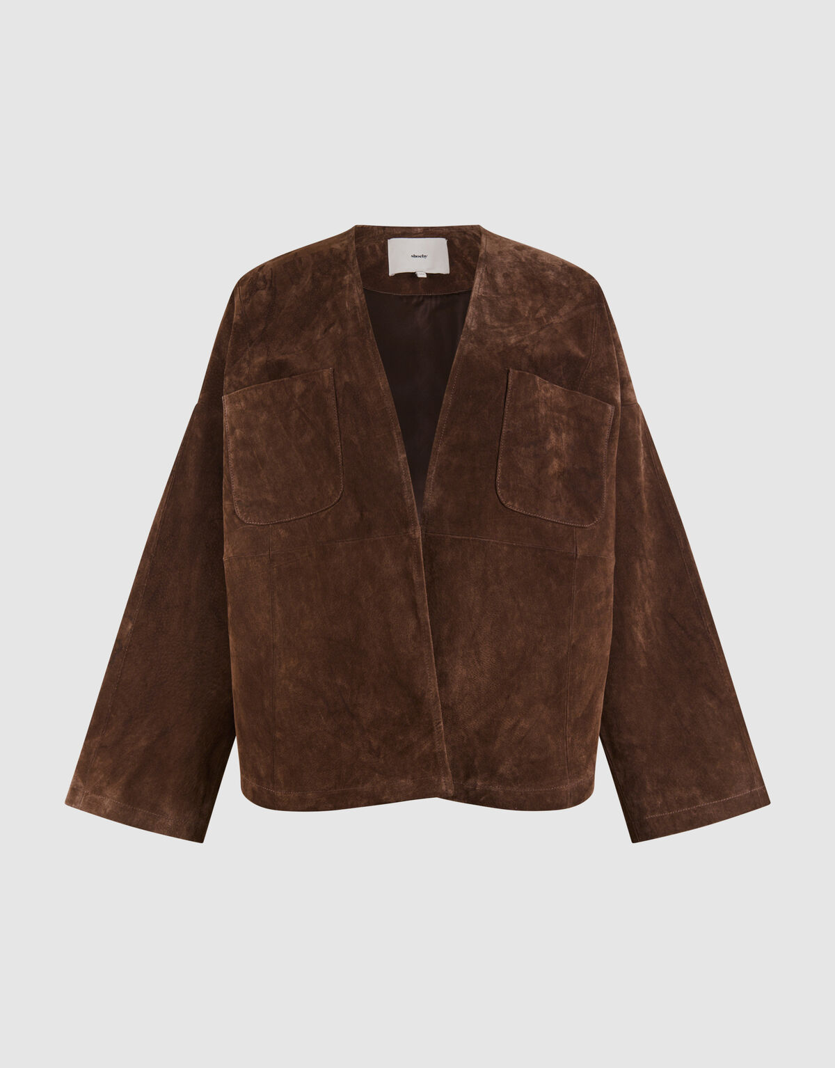 Entspannter Schnitt Wildlederjacke Braun von Mieke SHOEBY WOMEN