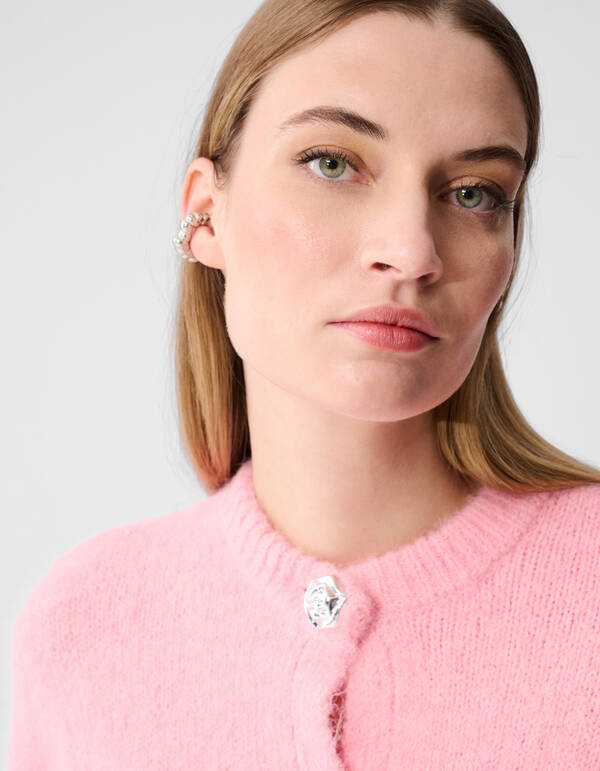 Fancy Button Weste Hellrosa SHOEBY WOMEN