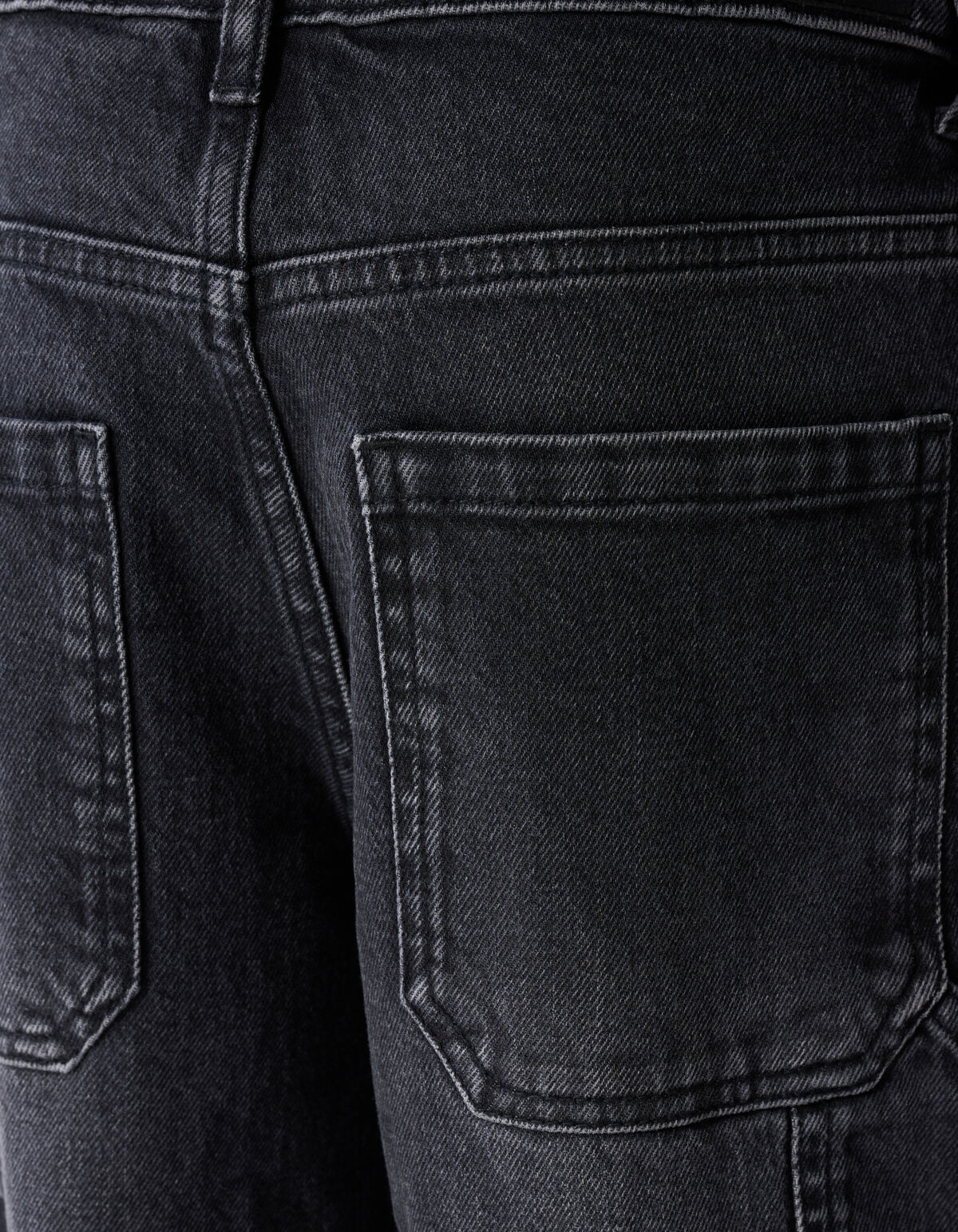 Carpenter-Jeans in Ultra-Baggy-Passform, Dunkelgra SHOEBY BOYS