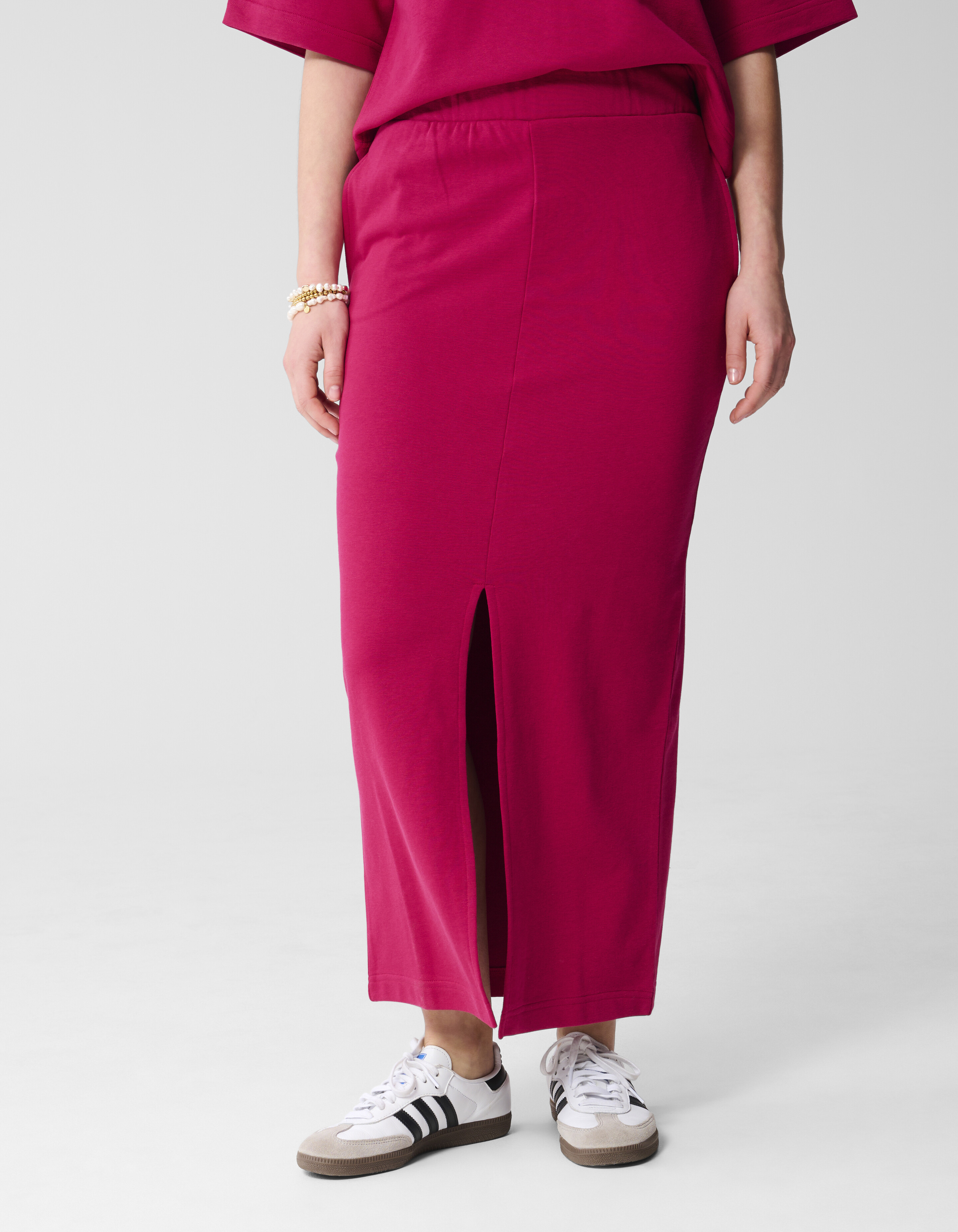 Maxi-Sweat-Rock Rosa/Rot SHOEBY WOMEN