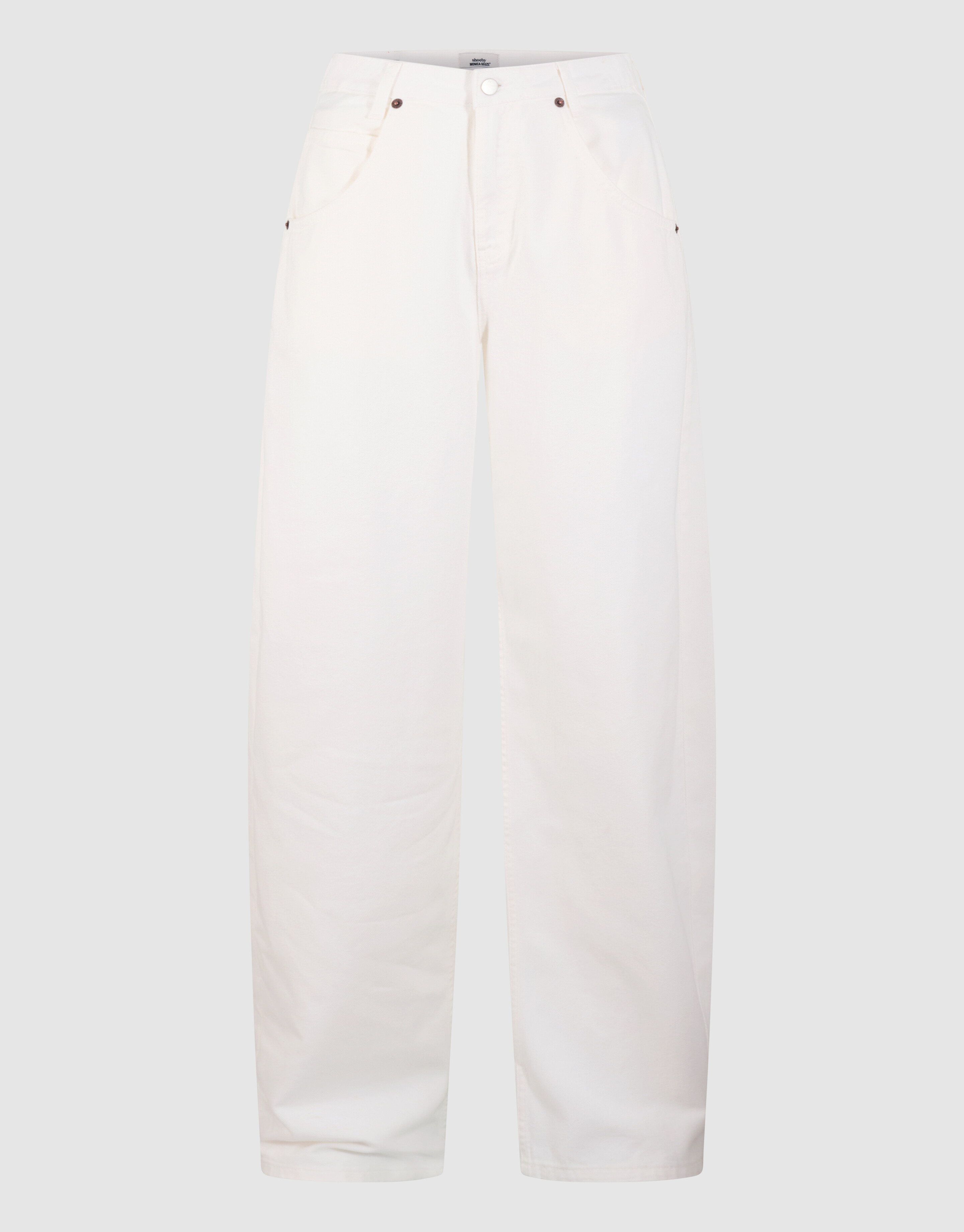 Straight Fit Jeans Wei&szlig; von Monica SHOEBY WOMEN