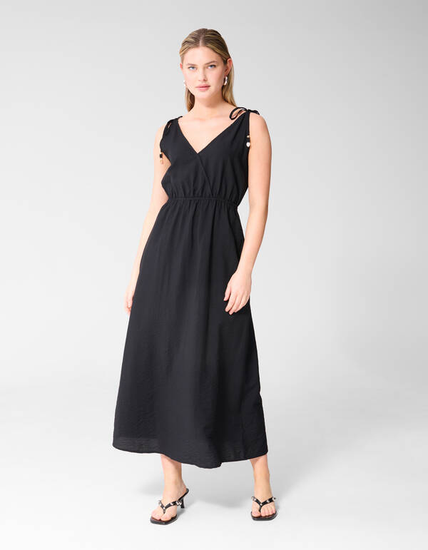 Sommer-Maxikleid Schwarz SHOEBY WOMEN