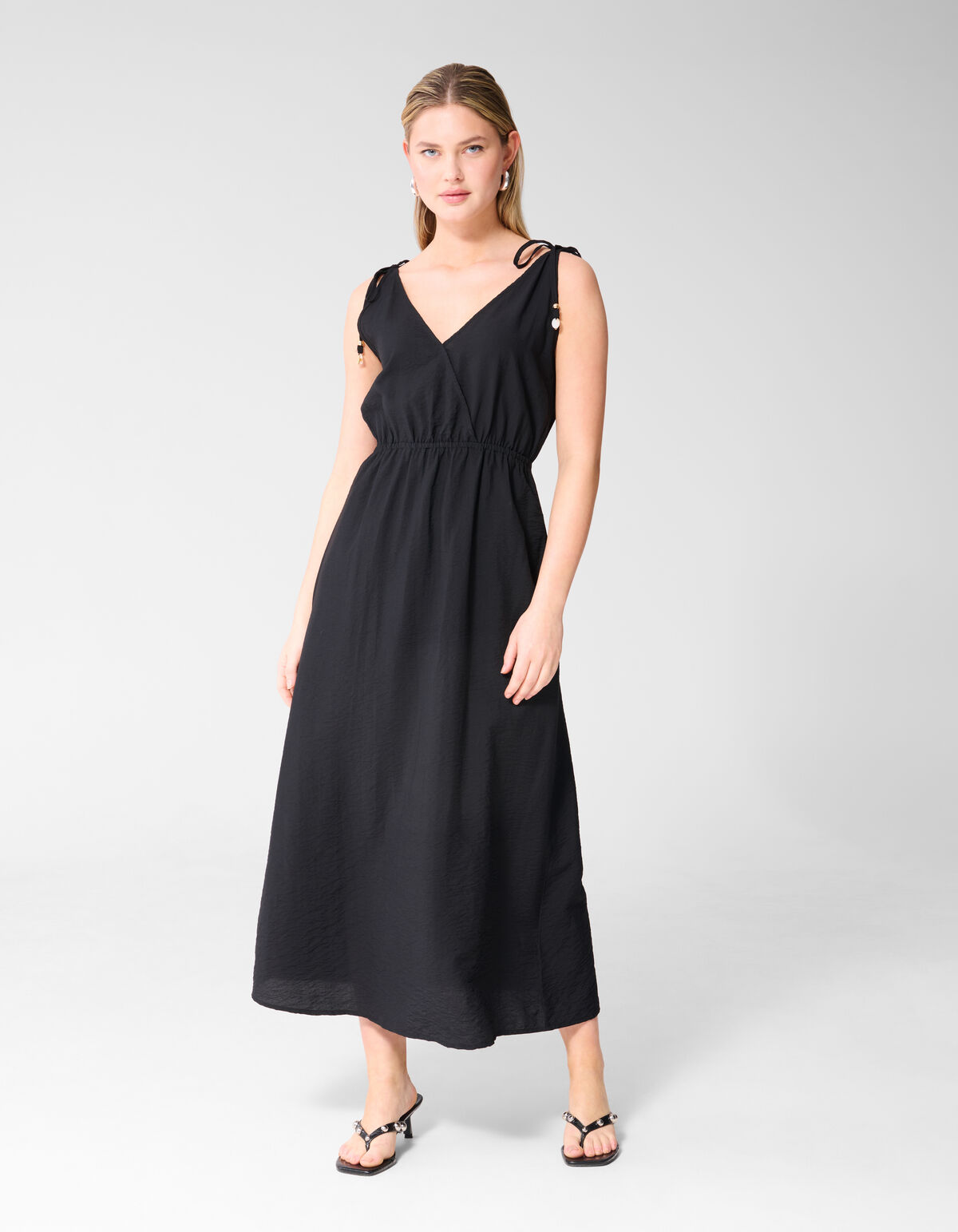 Sommer-Maxikleid Schwarz SHOEBY WOMEN