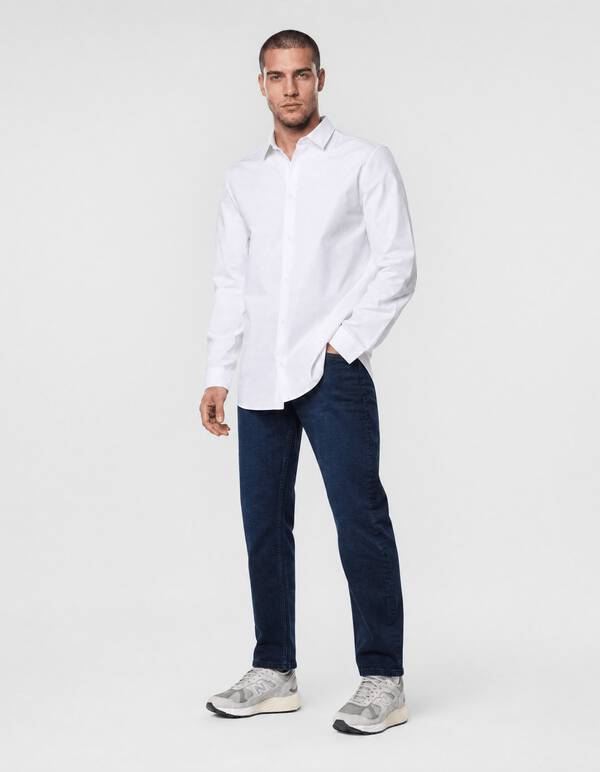 Basic Hemd Wei&szlig; SHOEBY MEN
