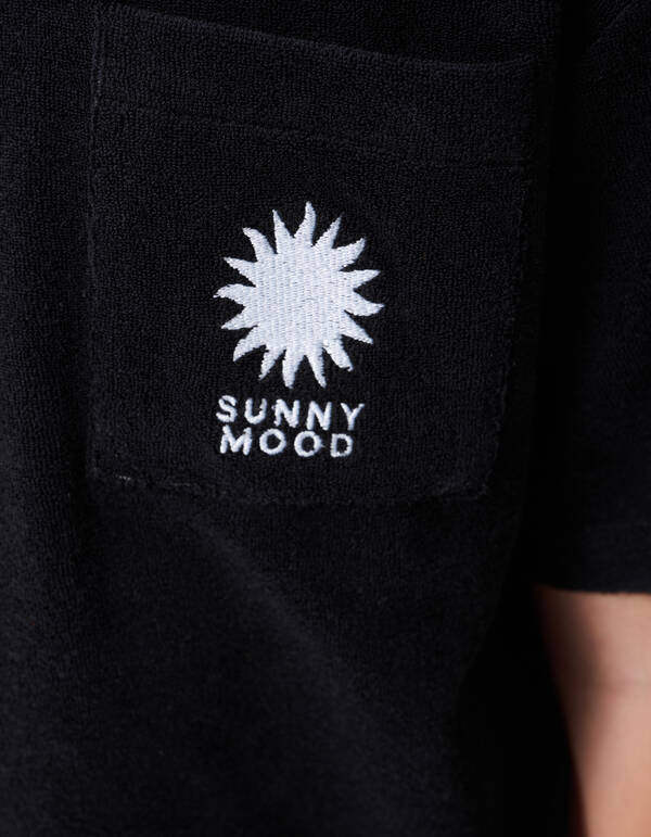 Towling T-shirt Schwarz SHOEBY BOYS