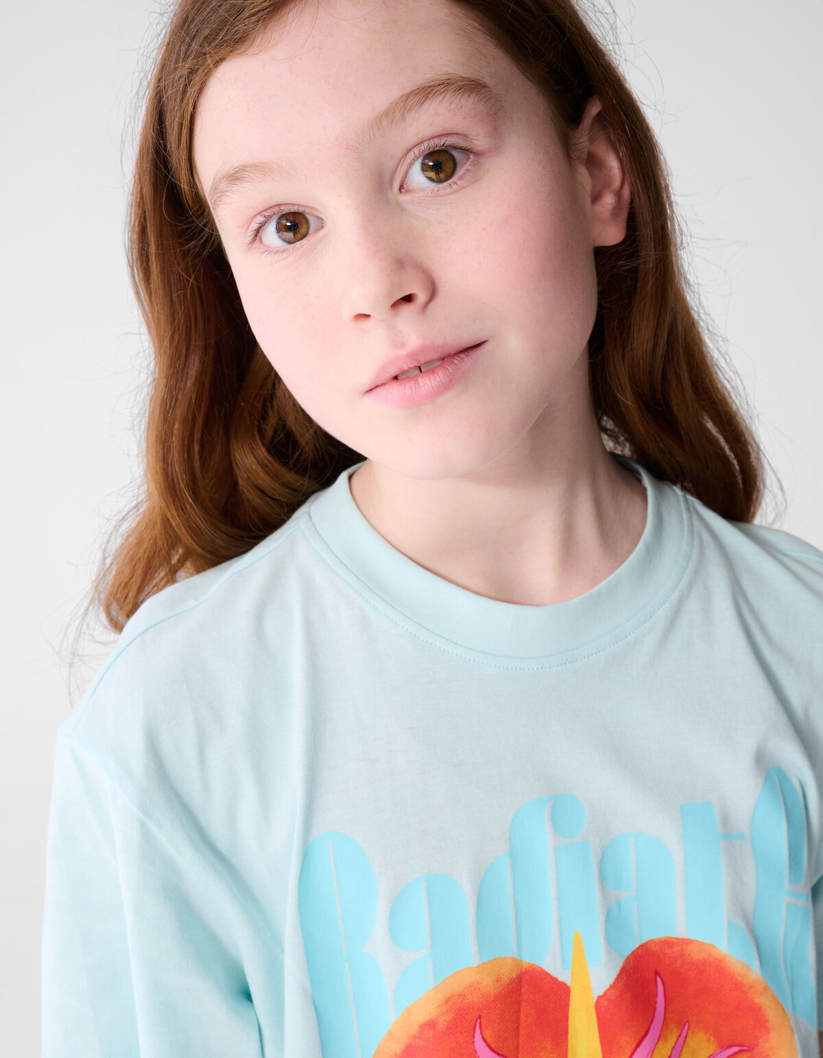 Radiate Artwork T-Shirt Hellblau SHOEBY GIRLS