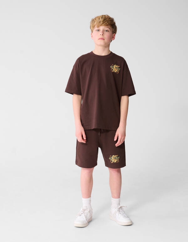 Riders Artwork Shorts Dunkelbraun SHOEBY BOYS