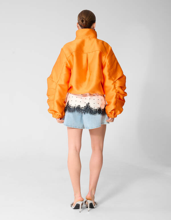 Oversized Bomberjacke Orange SHOEBY WOMEN