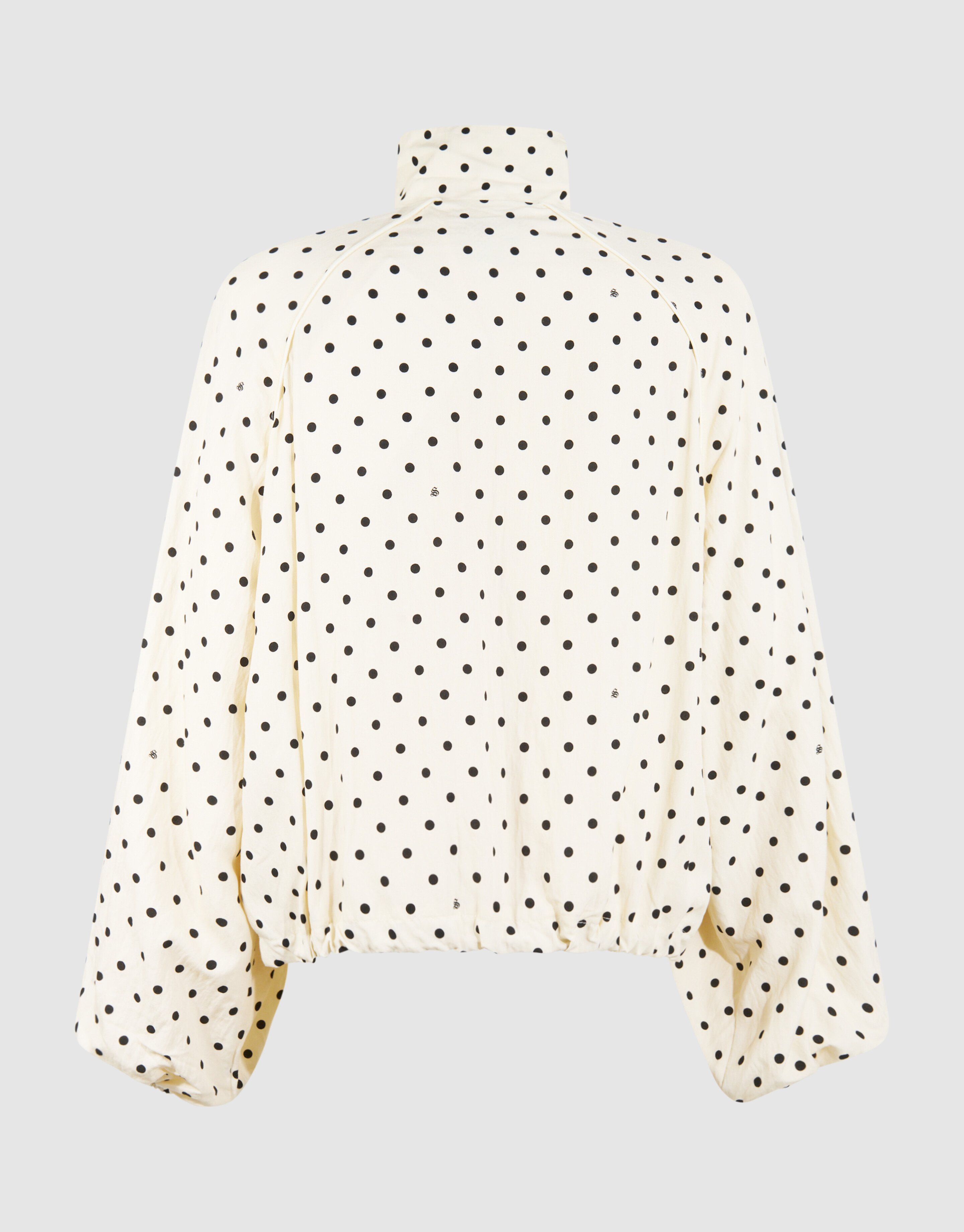 Oversized Polkadot Jack gebrochenes Wei&szlig; SHOEBY WOMEN