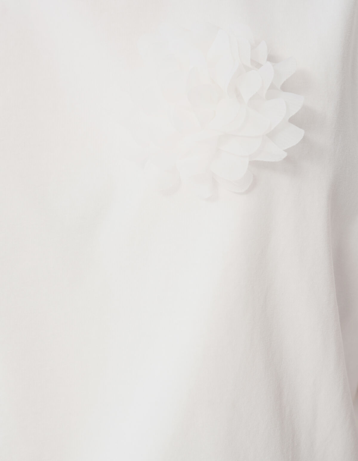 Übergroßes Blumen-T-Shirt Weiß von Lizzy SHOEBY WOMEN