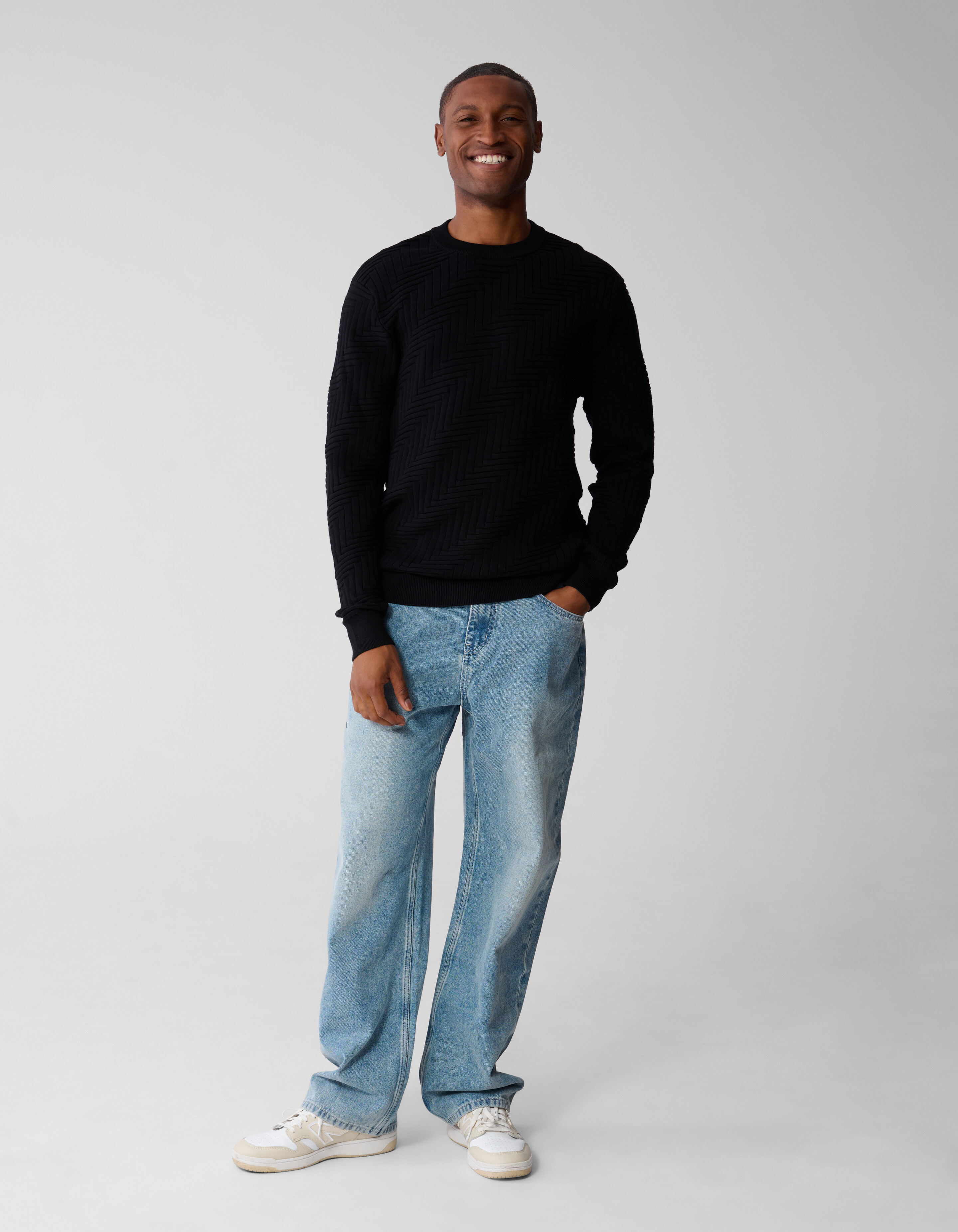 Baggy Fit Jeans Mediumstone SHOEBY MEN