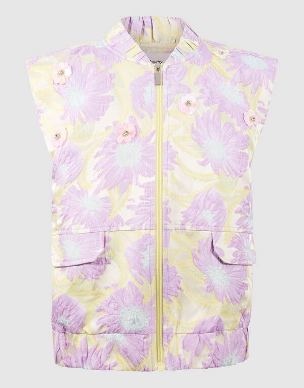 Verzierte Bomberweste Hellviolett SHOEBY GIRLS