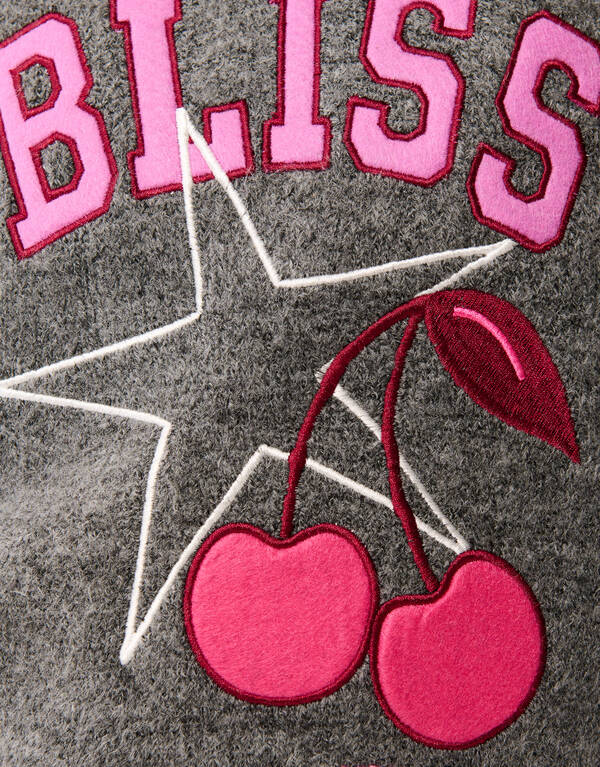 Bliss Artwork Pullover Dunkelgrau SHOEBY GIRLS