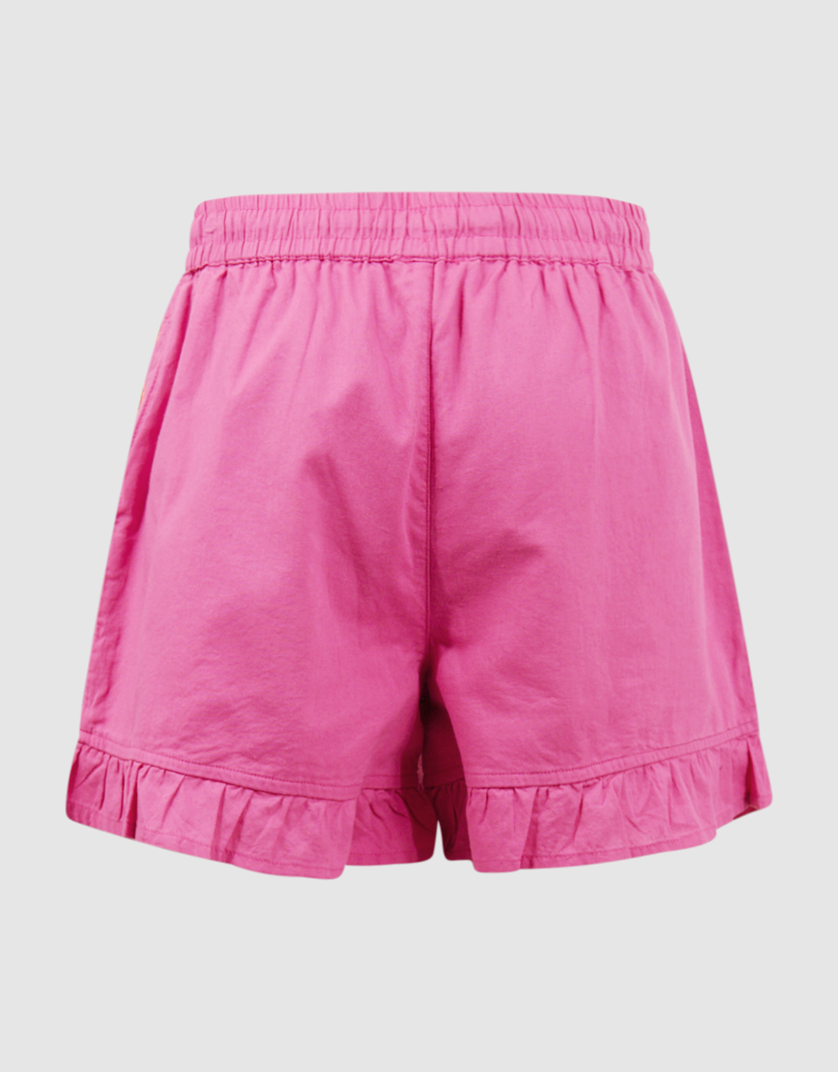 R&uuml;schen-Herz-Shorts Rosa SHOEBY GIRLS