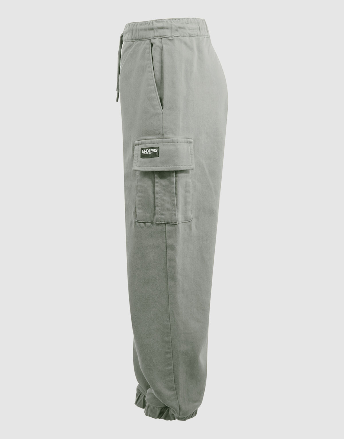 Loose Fit Jog Cargo Broek Khaki SHOEBY BOYS