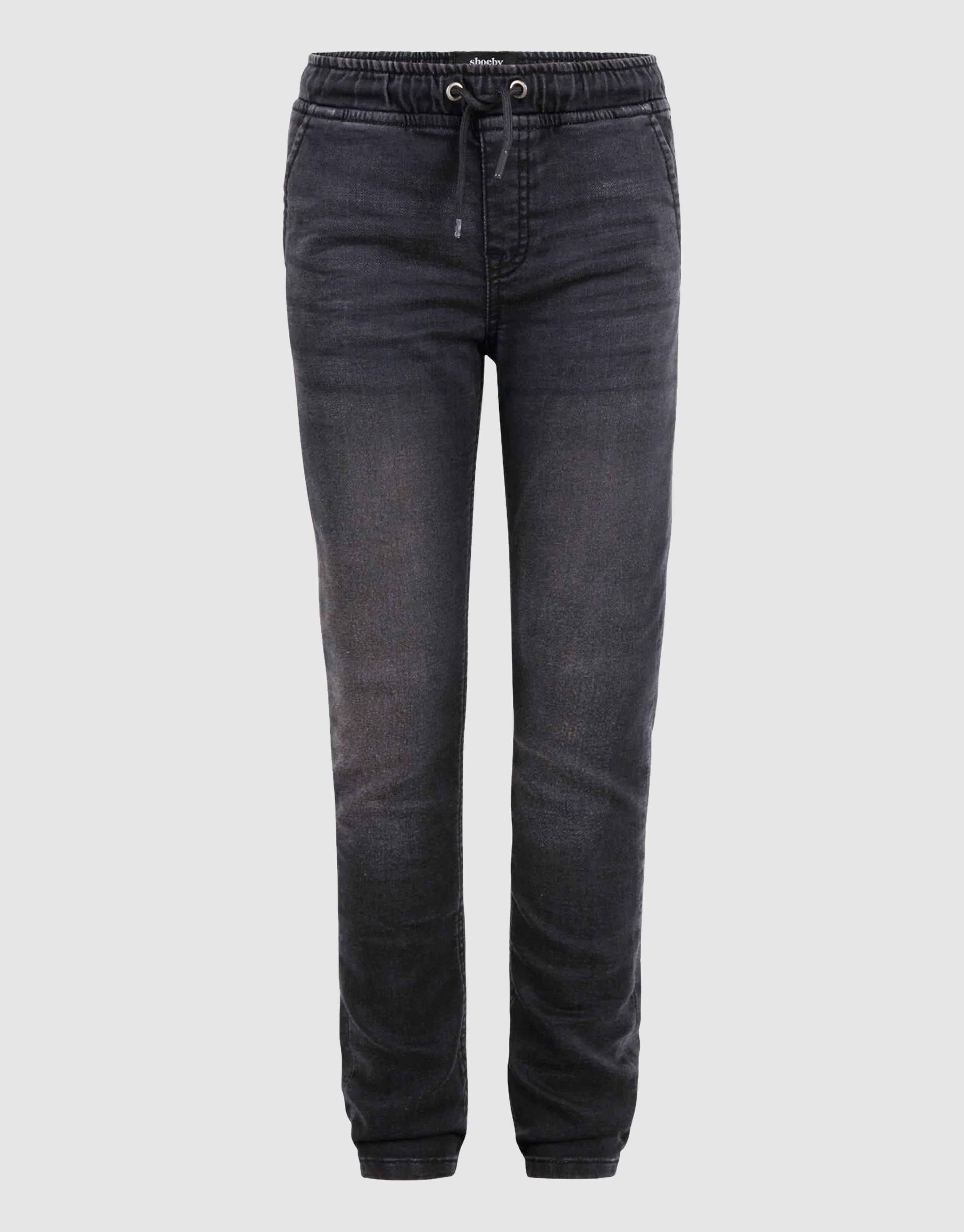 Denim-Jogger-Jeans Dunkelgrau SHOEBY BOYS