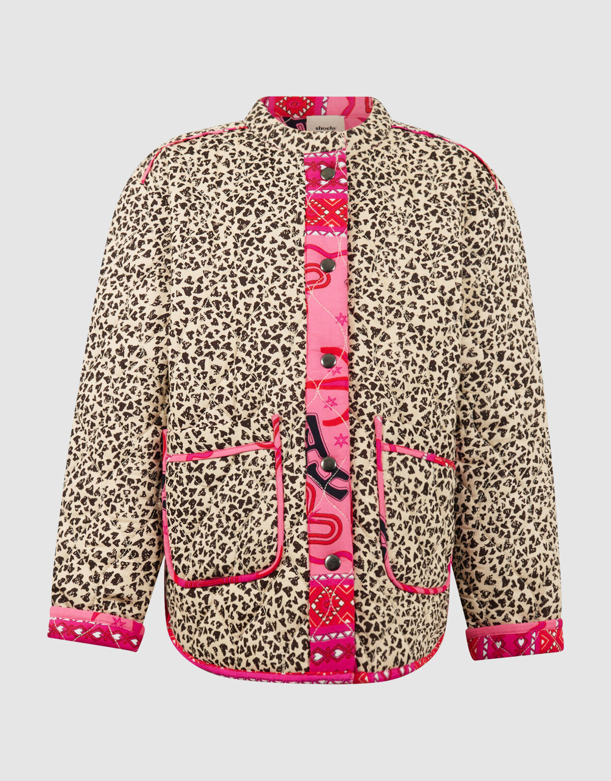 Leopard Stitch Jack Hellbraun SHOEBY GIRLS