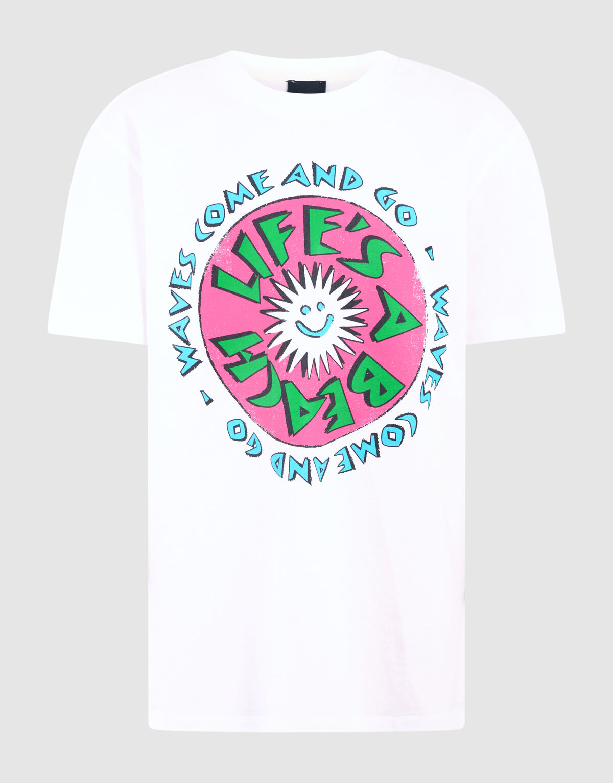 Strand Artwork T-shirt Weiß SHOEBY BOYS