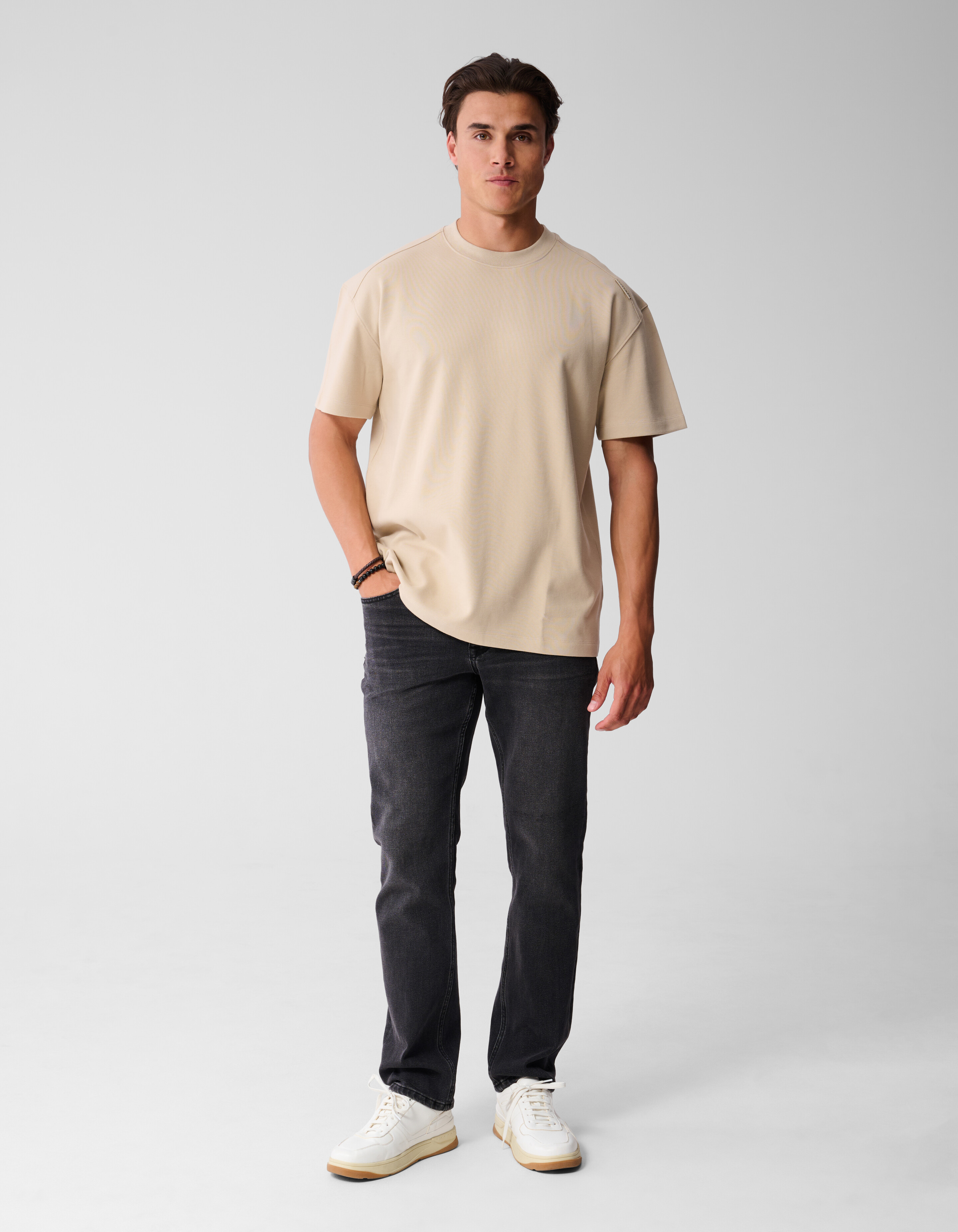 Label-T-Shirt Sand SHOEBY MEN