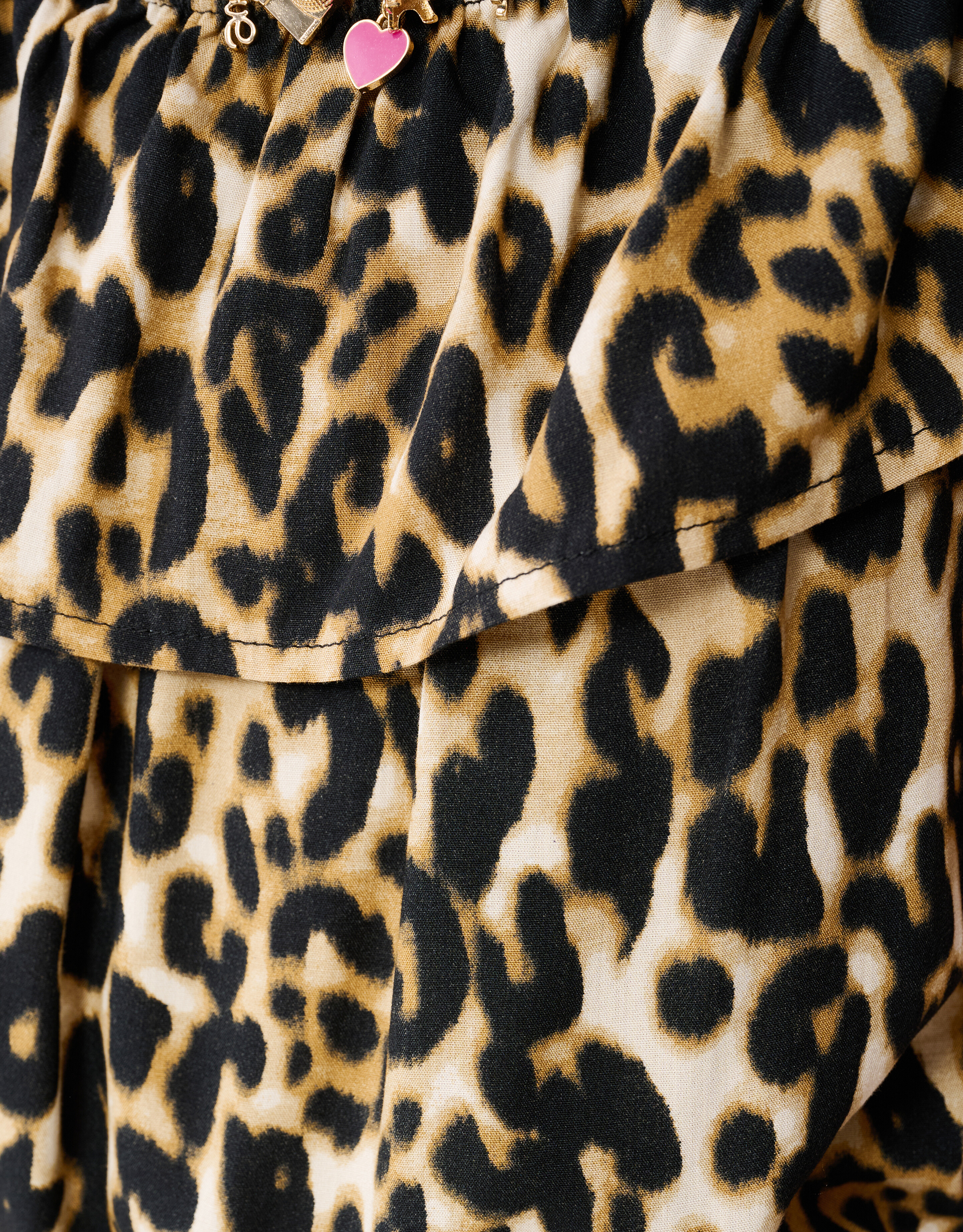 Star Leopard Jumpsuit Hellbraun SHOEBY GIRLS