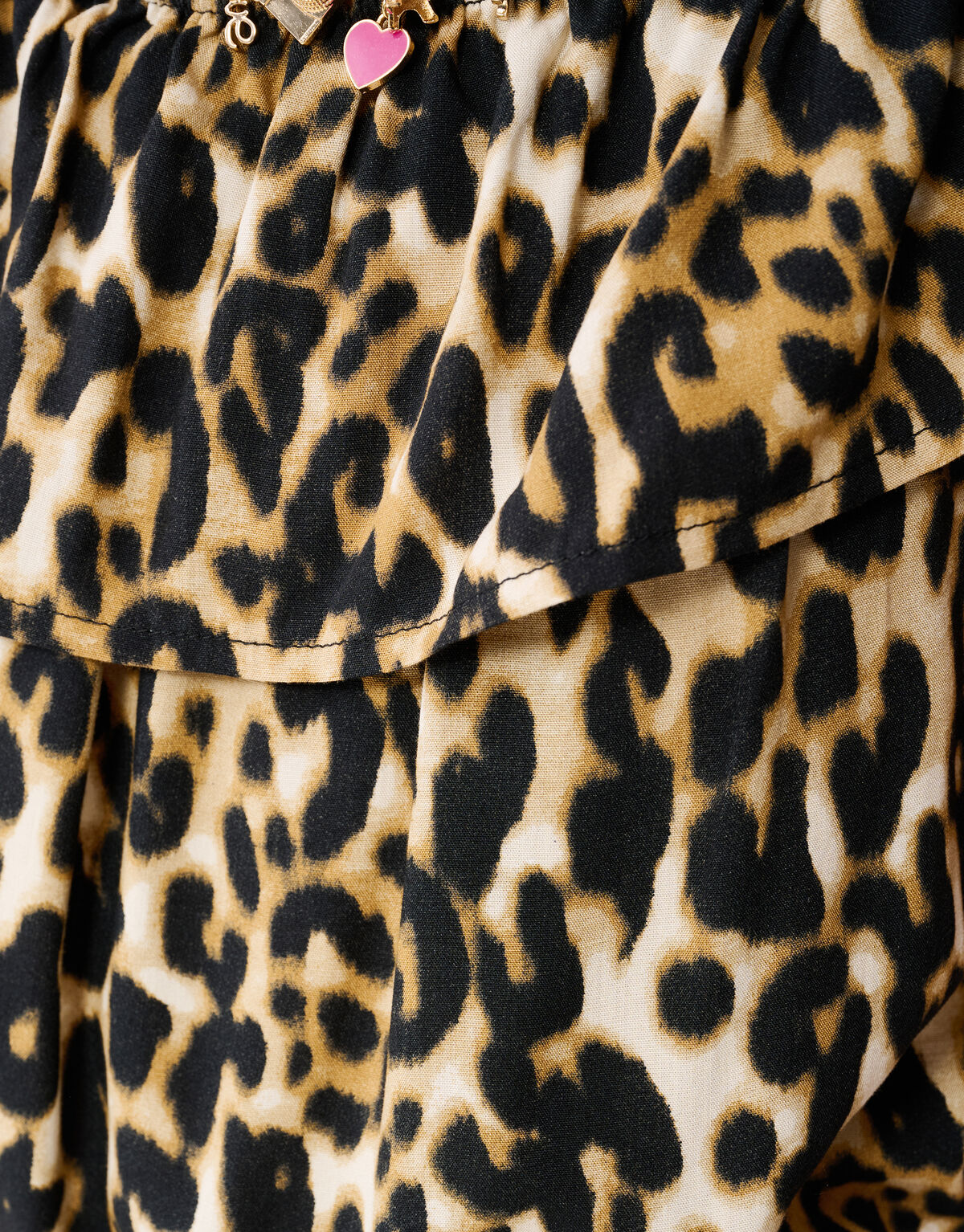 Star Leopard Jumpsuit Hellbraun SHOEBY GIRLS