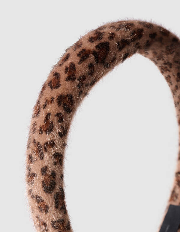 Hairy Leopard Haarband Braun SHOEBY ACCESSOIRES