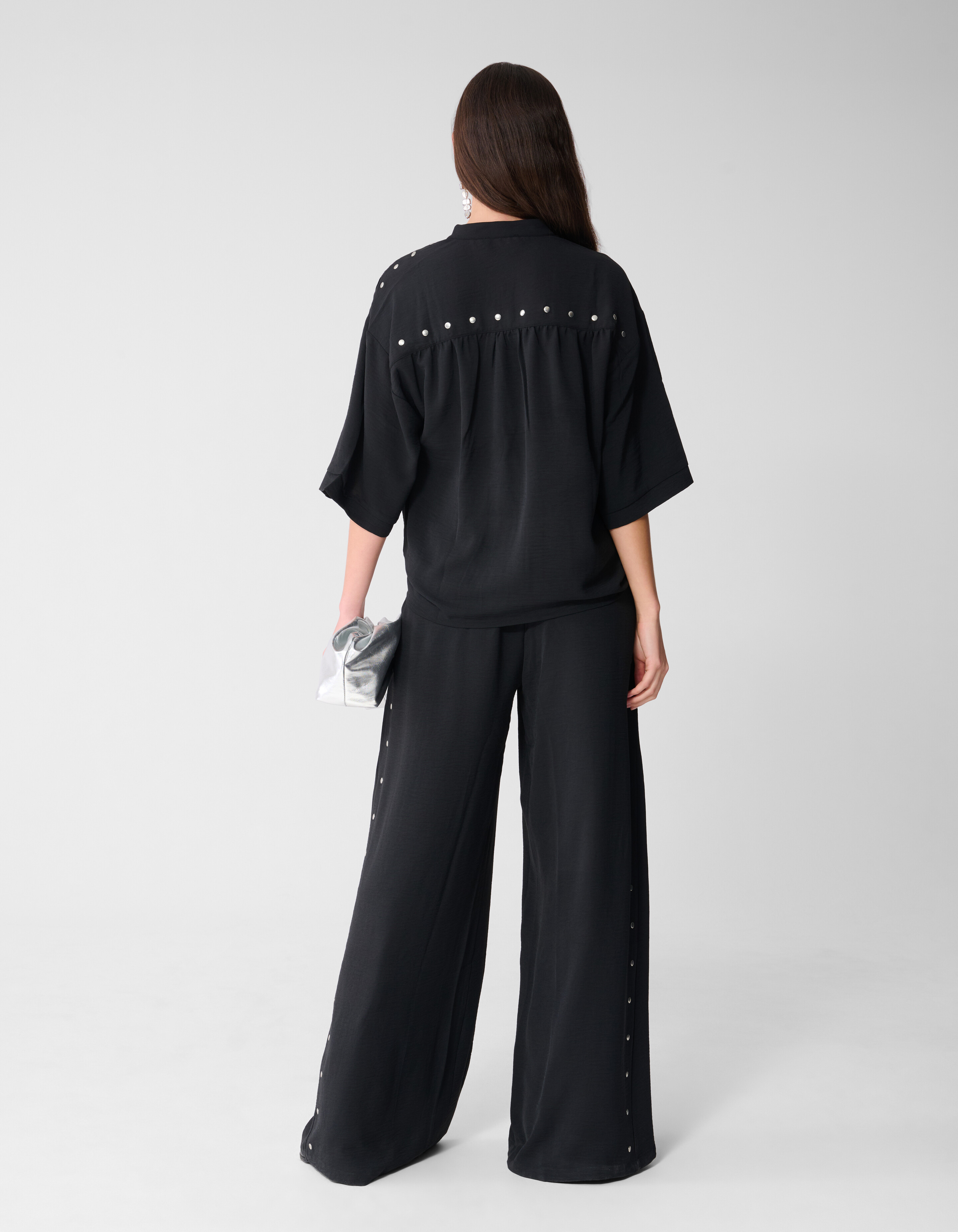 Twist-Studs Locker sitzende Hose Schwarz SHOEBY WOMEN