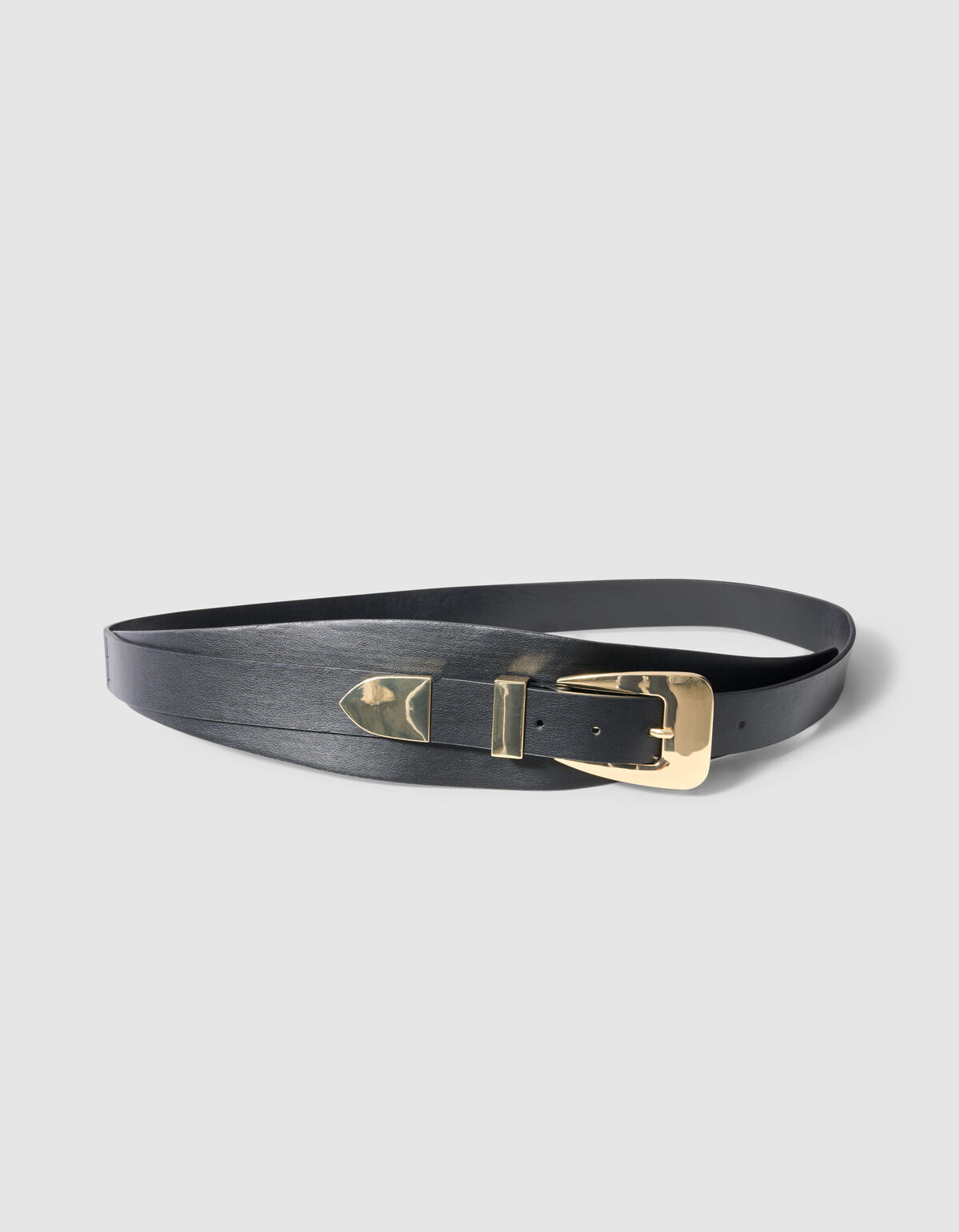 Tailleng&uuml;rtel Schwarz/Gold SHOEBY ACCESSOIRES