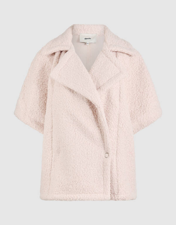 &Uuml;bergro&szlig;e Teddy-Weste Gebrochen Wei&szlig; SHOEBY WOMEN