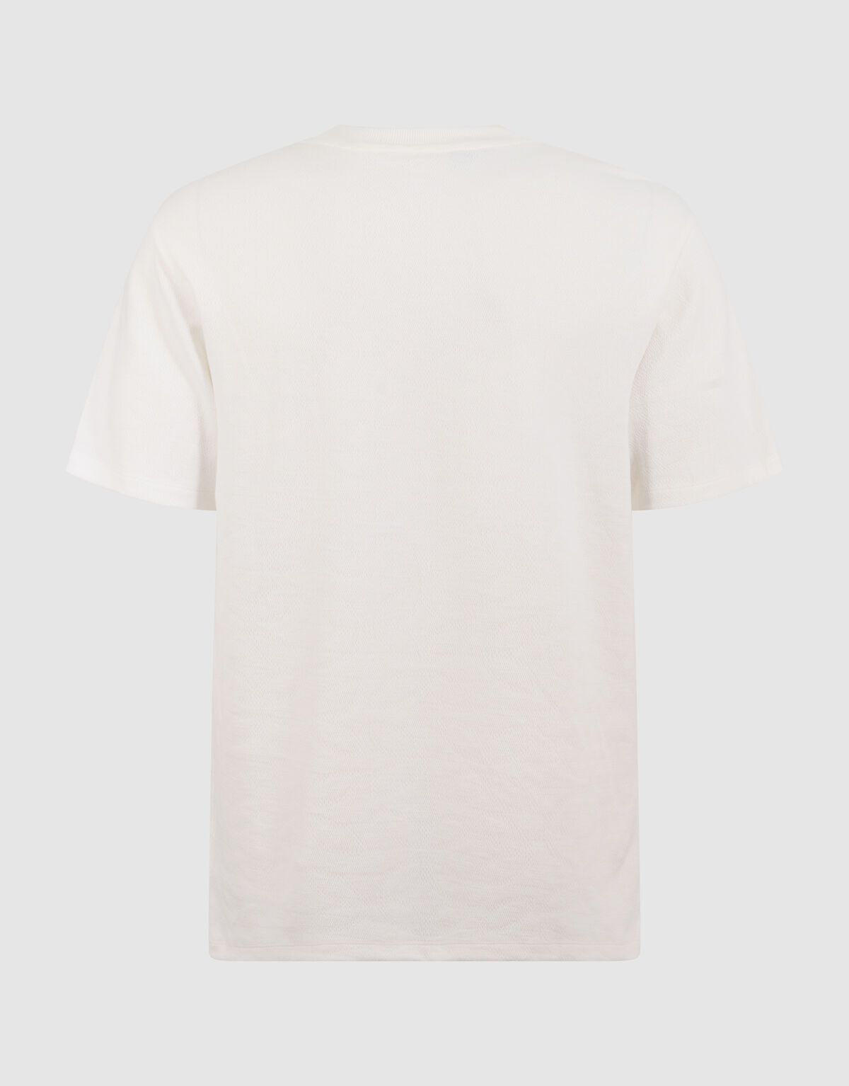 Spark Struktur T-Shirt Gebrochen Wei&szlig; SHOEBY MEN