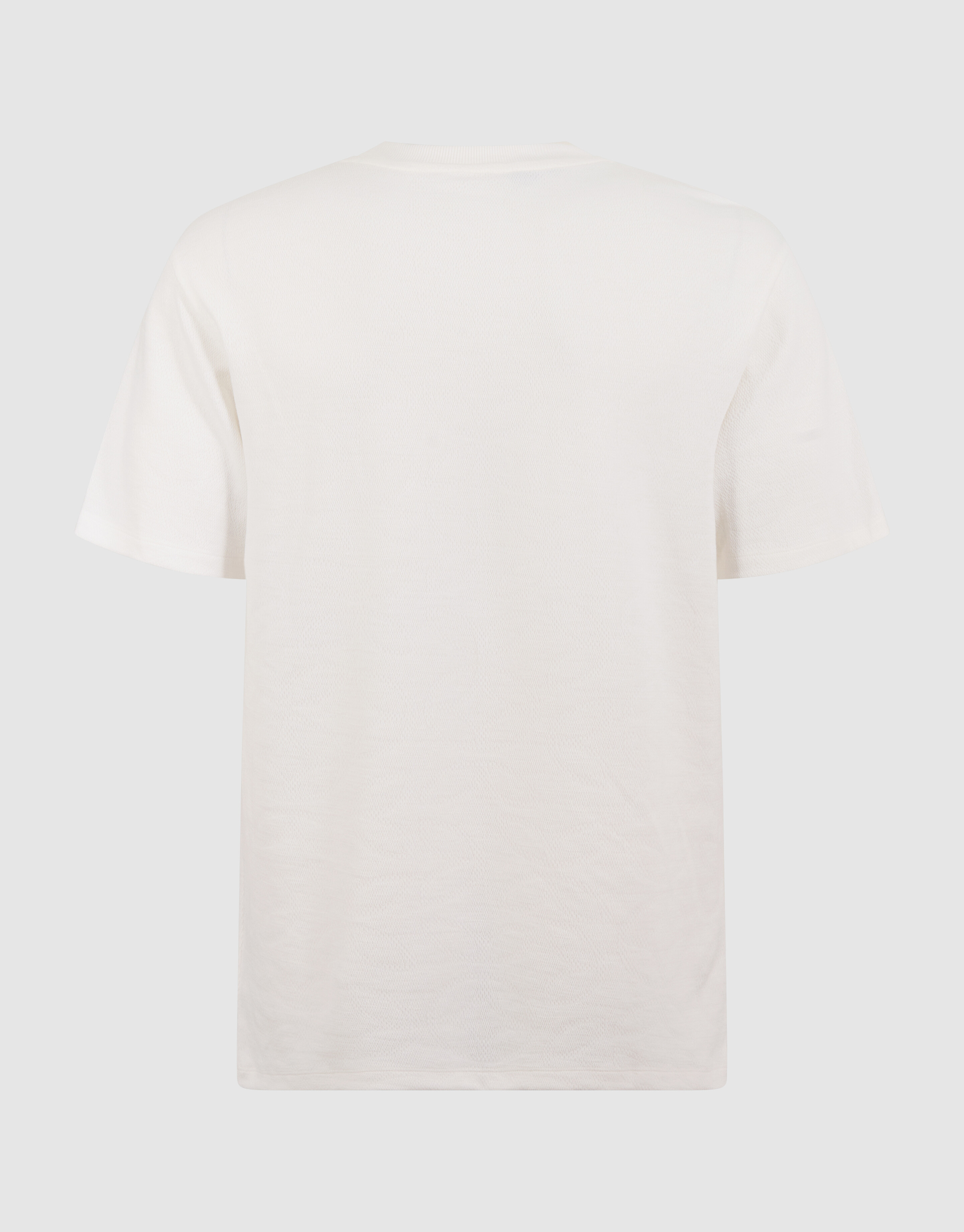 Spark Struktur T-Shirt Gebrochen Wei&szlig; SHOEBY MEN