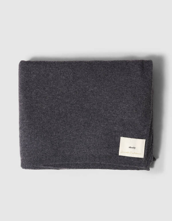 Strickschal Dunkelgrau By Lonneke SHOEBY ACCESSOIRES