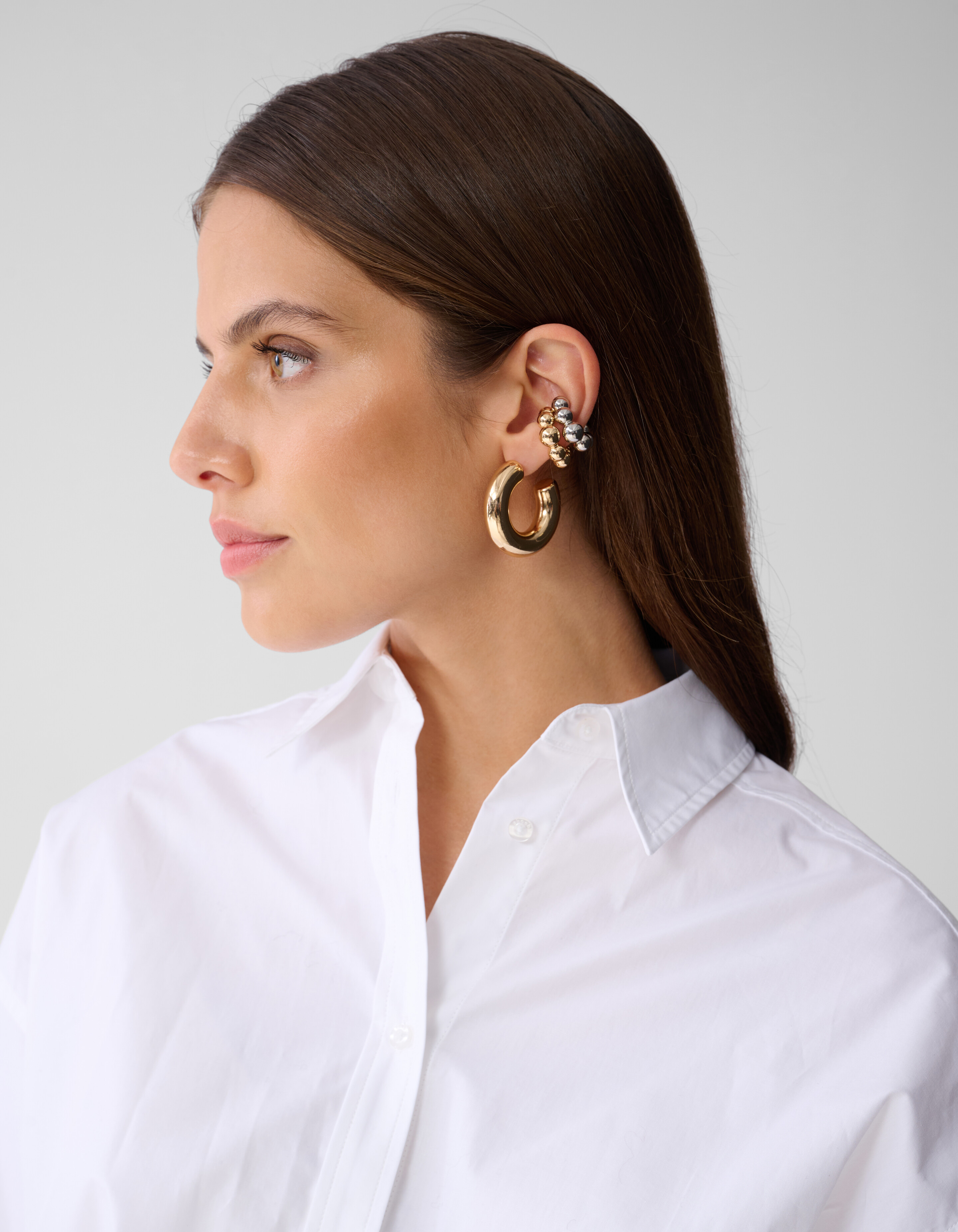 Puffed Ohrstecker Set Gold SHOEBY ACCESSOIRES