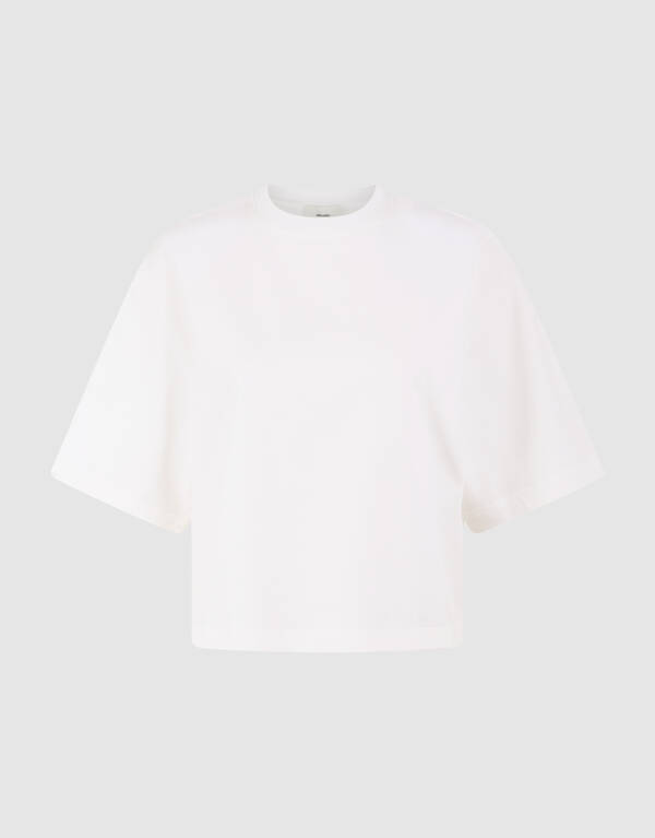 Big Shoulder T-Shirt Wei&szlig; SHOEBY WOMEN