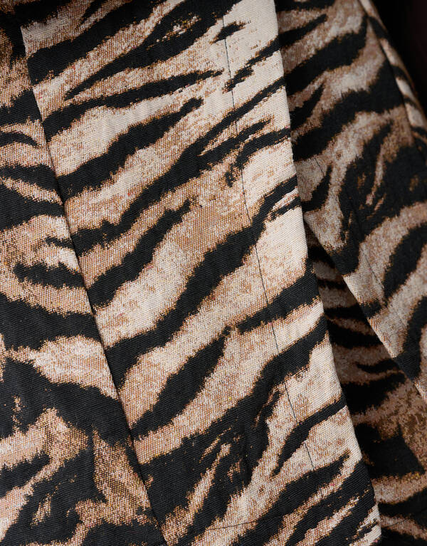 Jacquard Tiger Minirock Hellbraun SHOEBY WOMEN