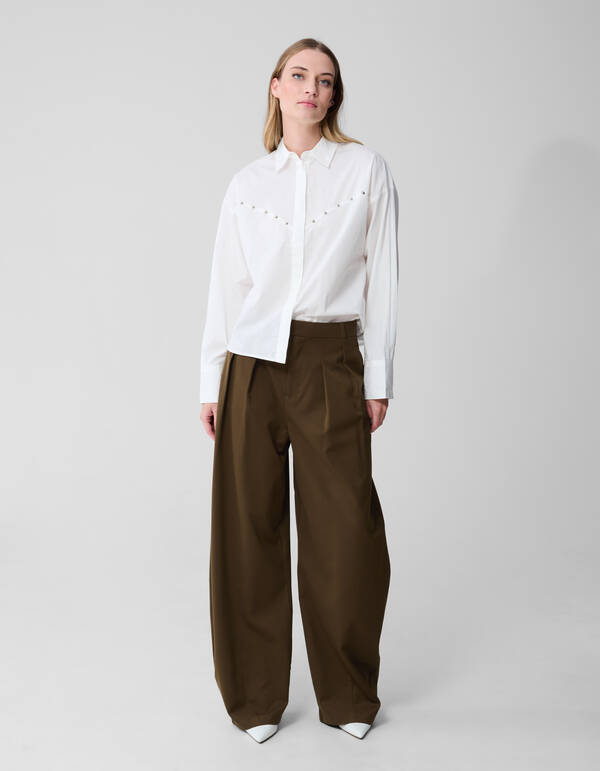 Barrel Hose Khaki SHOEBY WOMEN