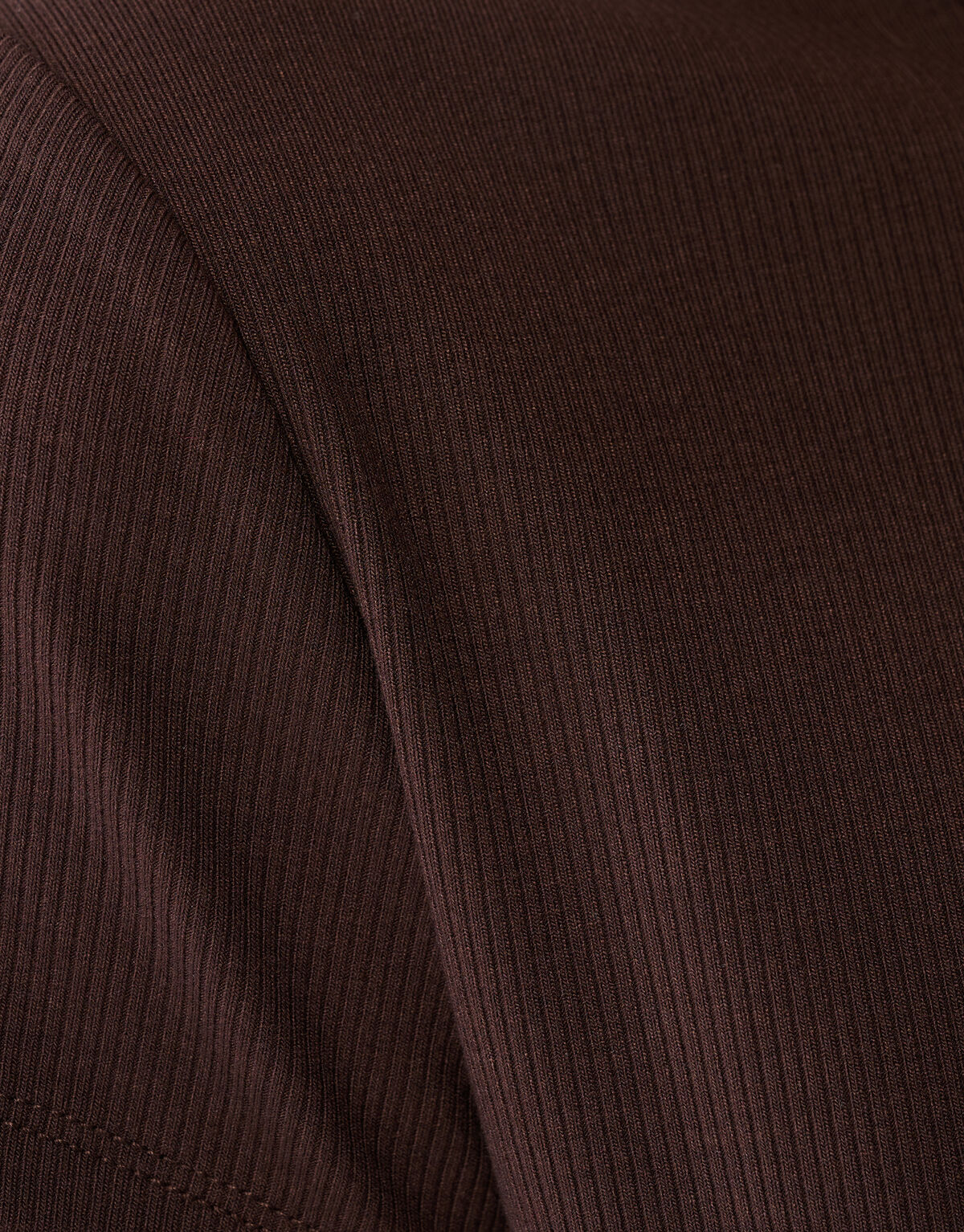 Geripptes T-Shirt Braun SHOEBY WOMEN