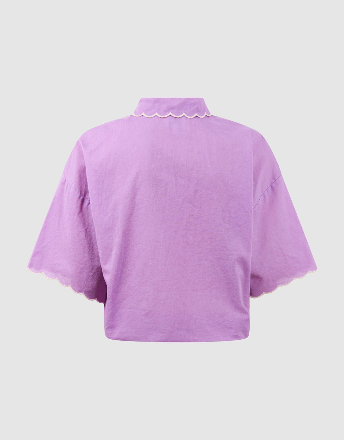 Tropische Stickerei Bluse Lila SHOEBY GIRLS