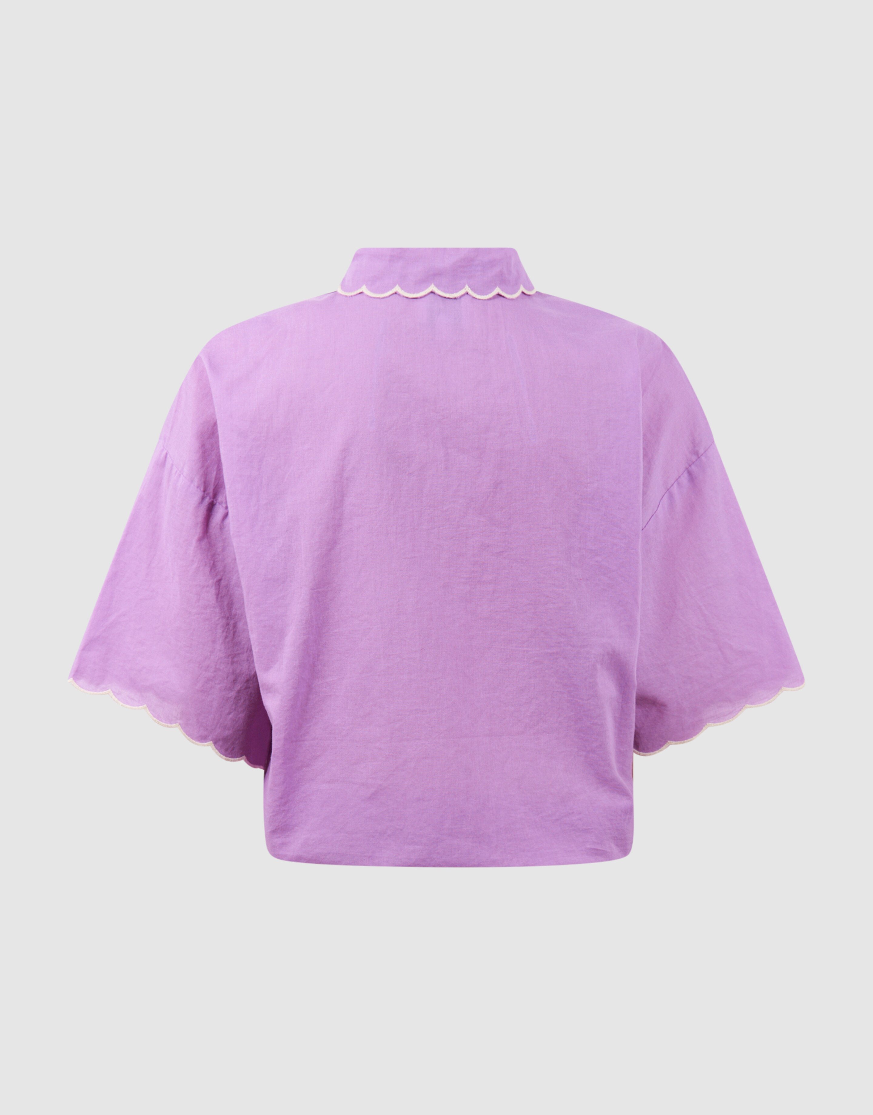 Tropische Stickerei Bluse Lila SHOEBY GIRLS