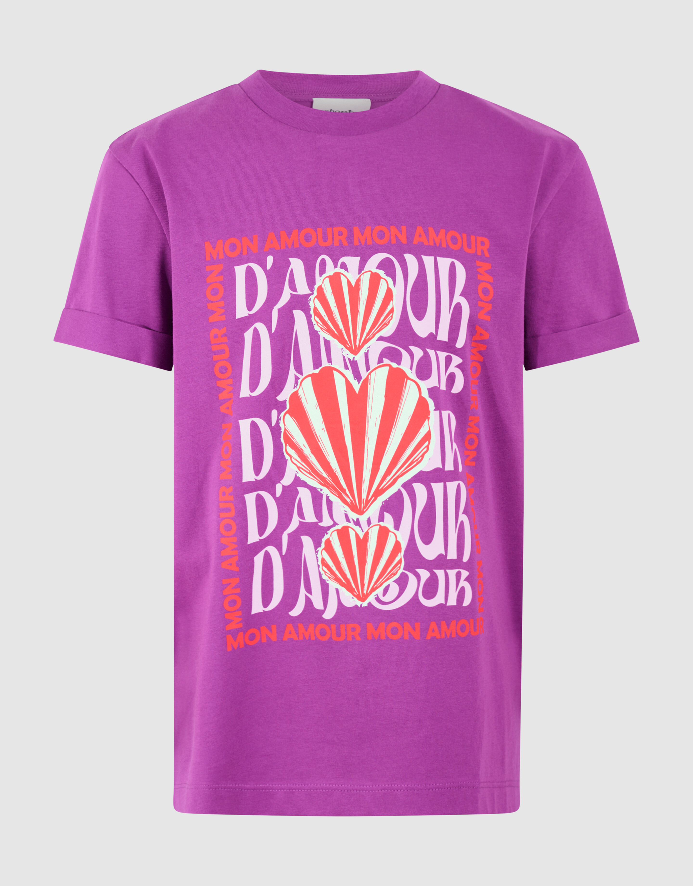Amour Artwork T-shirt Lila SHOEBY GIRLS