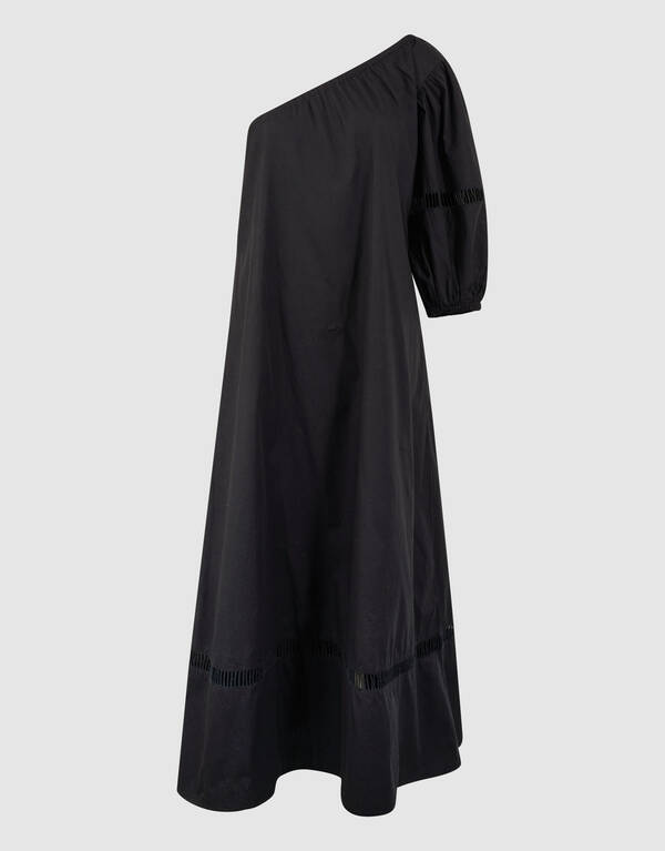 Tape Maxi-Kleid Schwarz SHOEBY WOMEN