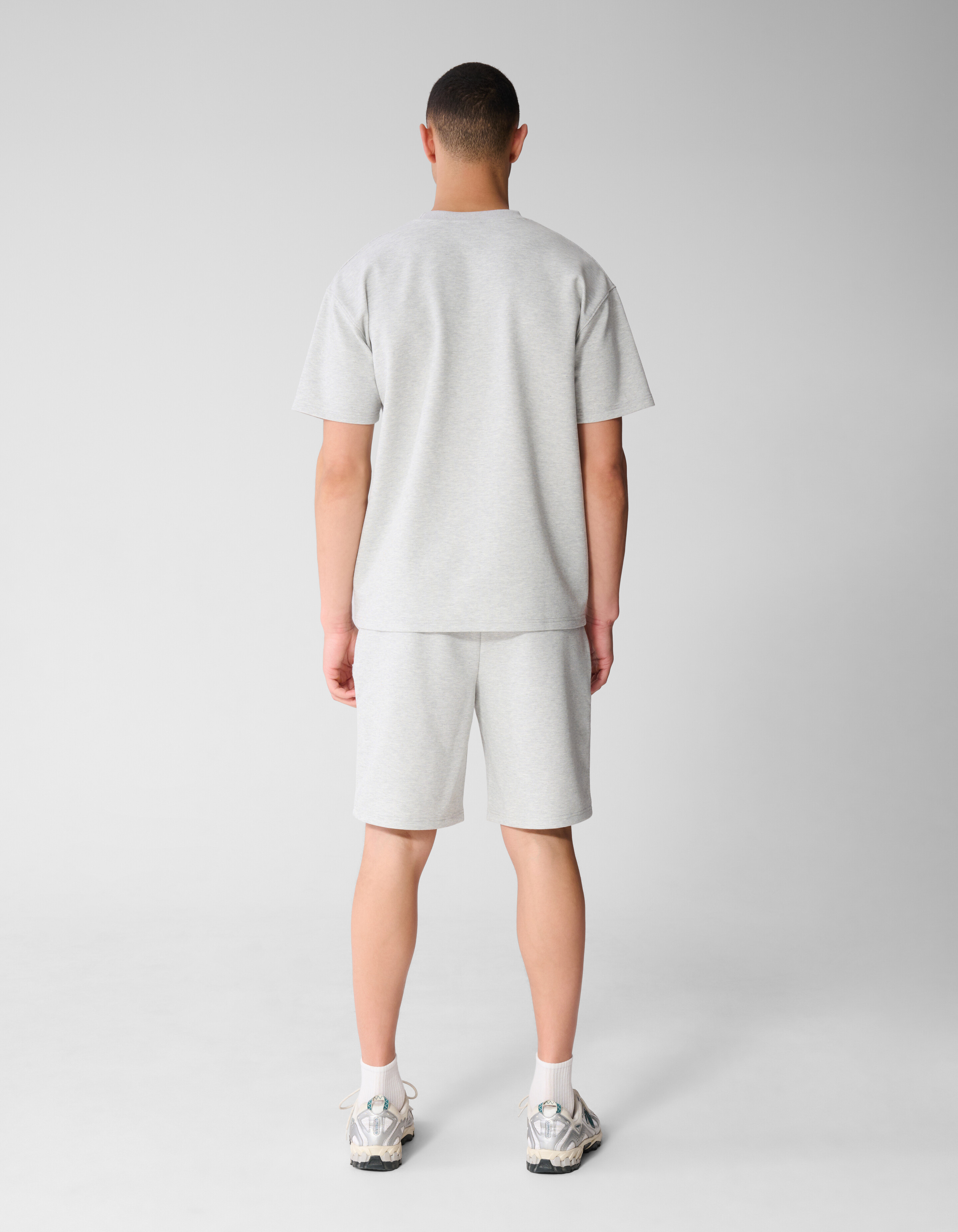Logo Pocket T-Shirt Hellgrau SHOEBY MEN