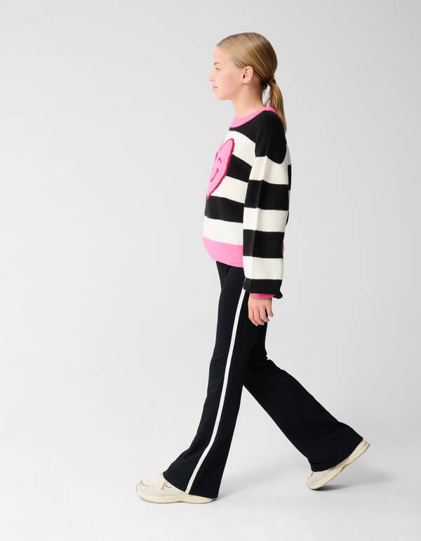 Sportliche Schlaghosen Schwarz SHOEBY GIRLS