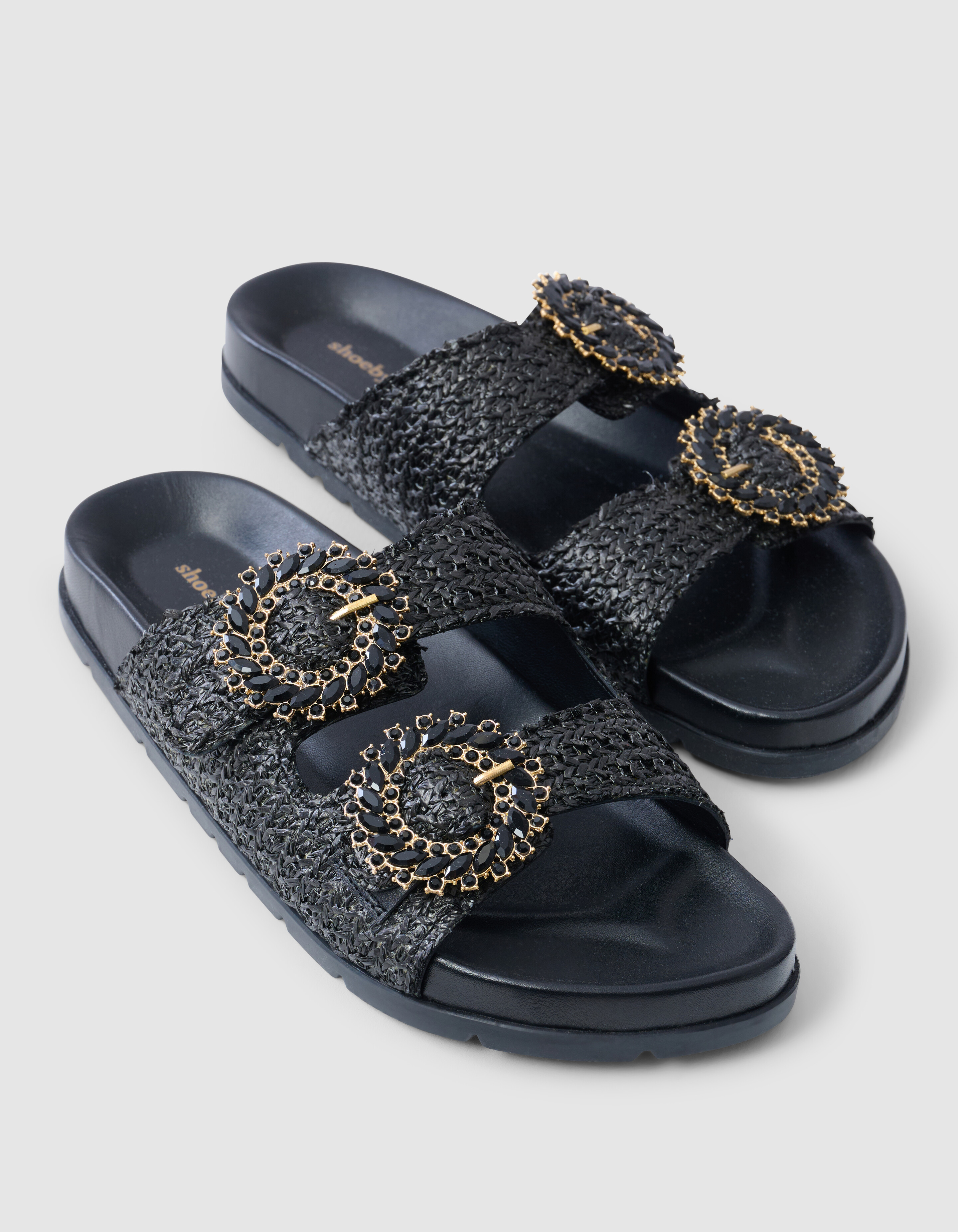 Schnallen-Sandalen Schwarz SHOEBY SHOES