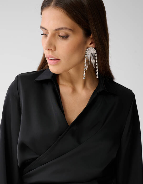 Knotenbluse Schwarz von Mieke SHOEBY WOMEN