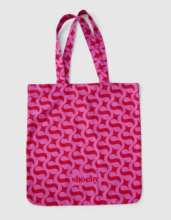 Shoeby Logo Shopper Rosa/Rot SHOEBY ACCESSOIRES