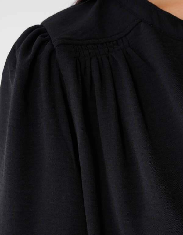 Twist Piping Top Schwarz SHOEBY WOMEN